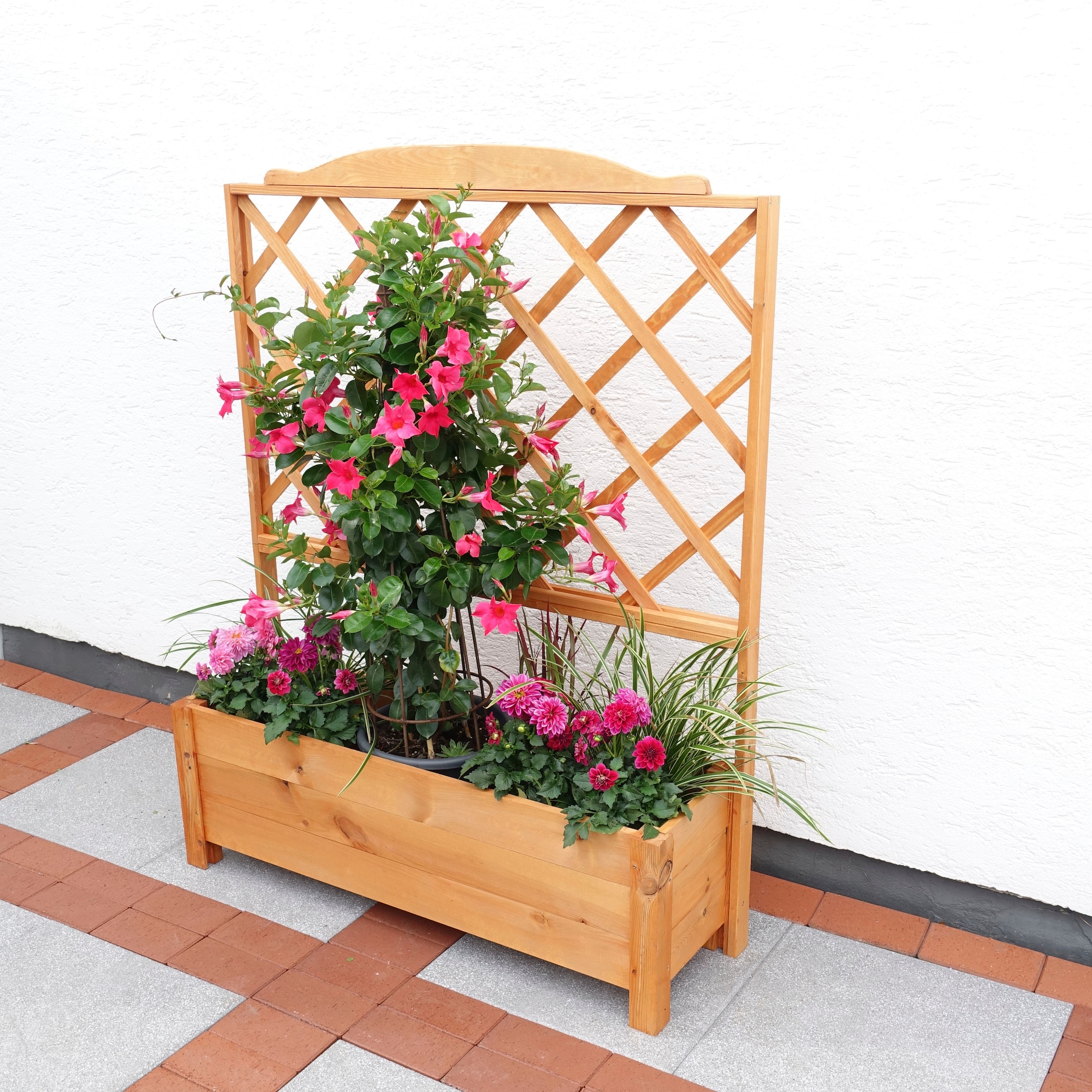 promadino Spalier mit Pflanzkasten, BxTxH: 110x32x140 cm