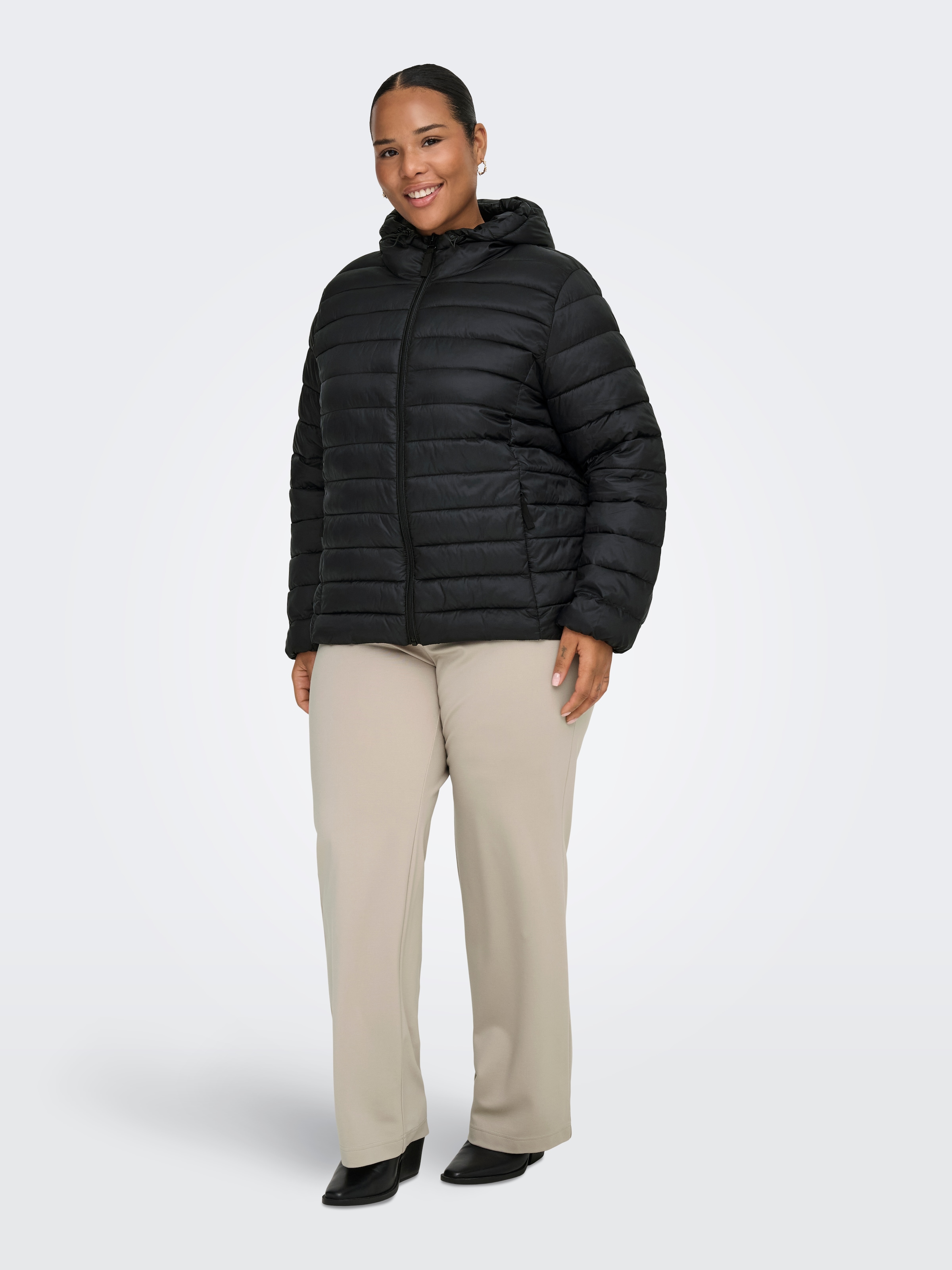 ONLY CARMAKOMA Steppjacke »CARTAHIA LW QUILTED HOOD JKT OTW NOOS« mit Kapuze