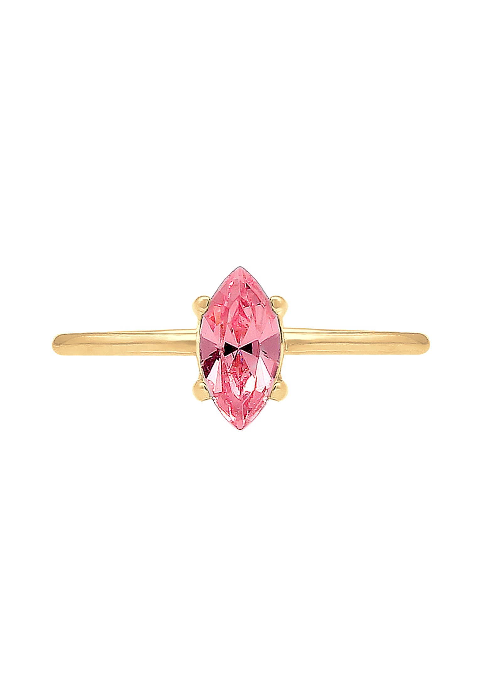 Elli Verlobungsring »Ring Verlobung Marquise Zirkonia Stein 925 Silber«