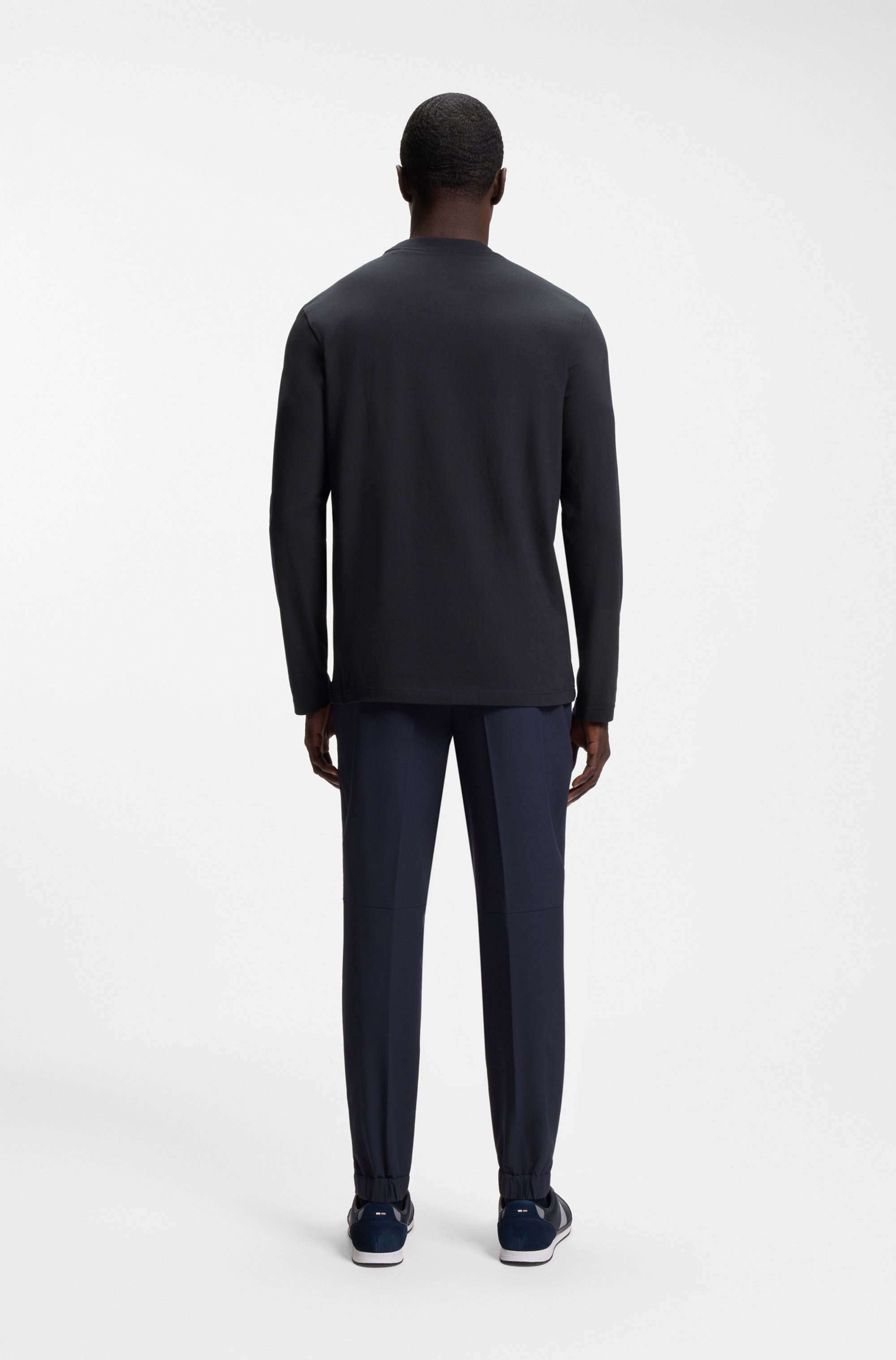 BOSS GREEN Langarmshirt »Tee Long« mit Rundhalsausschnitt