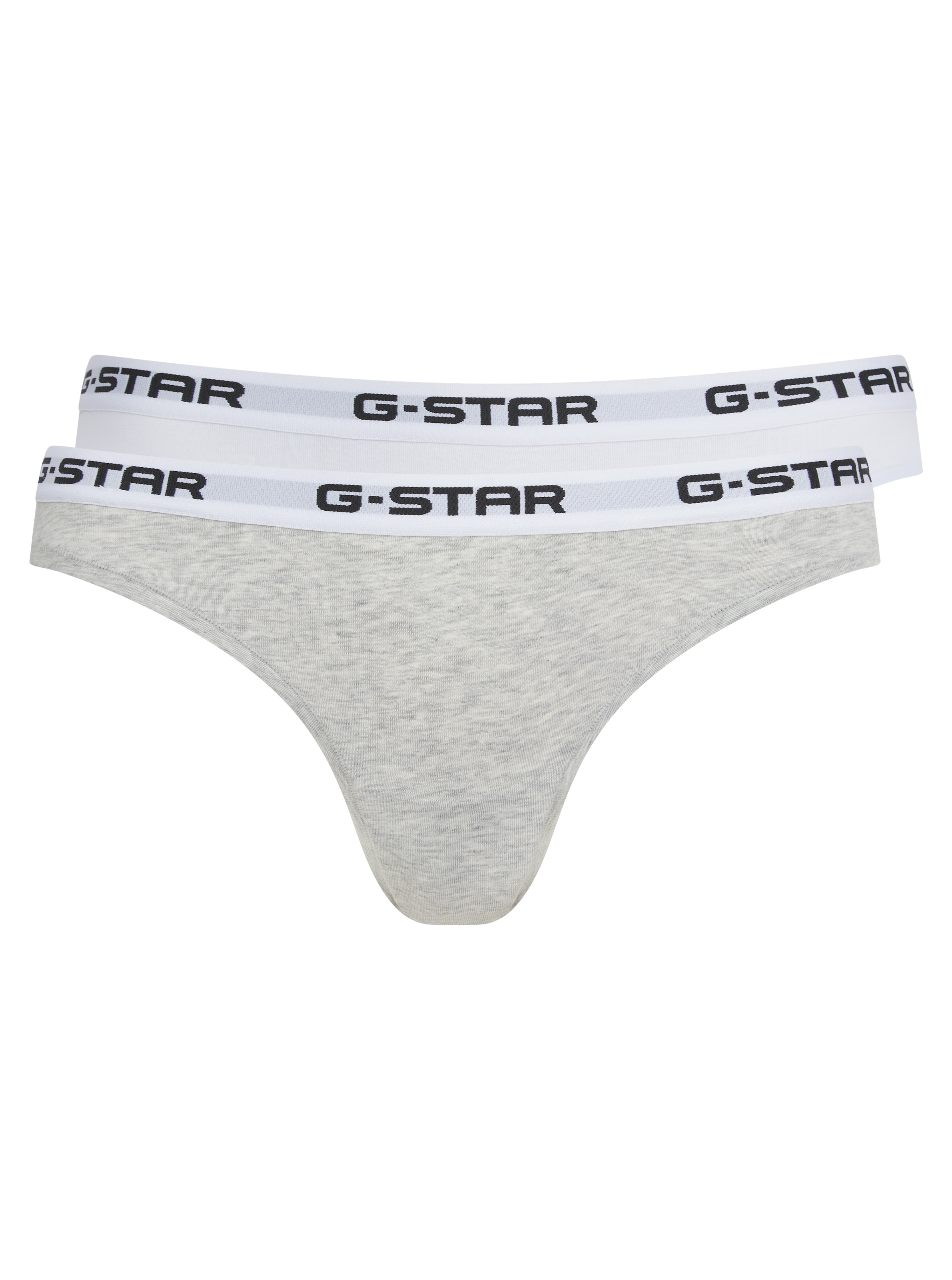 G-STAR Tanga »OBSIDIAN, 2 PACK THONGS« Packung, 2 Stk. mit Logobund