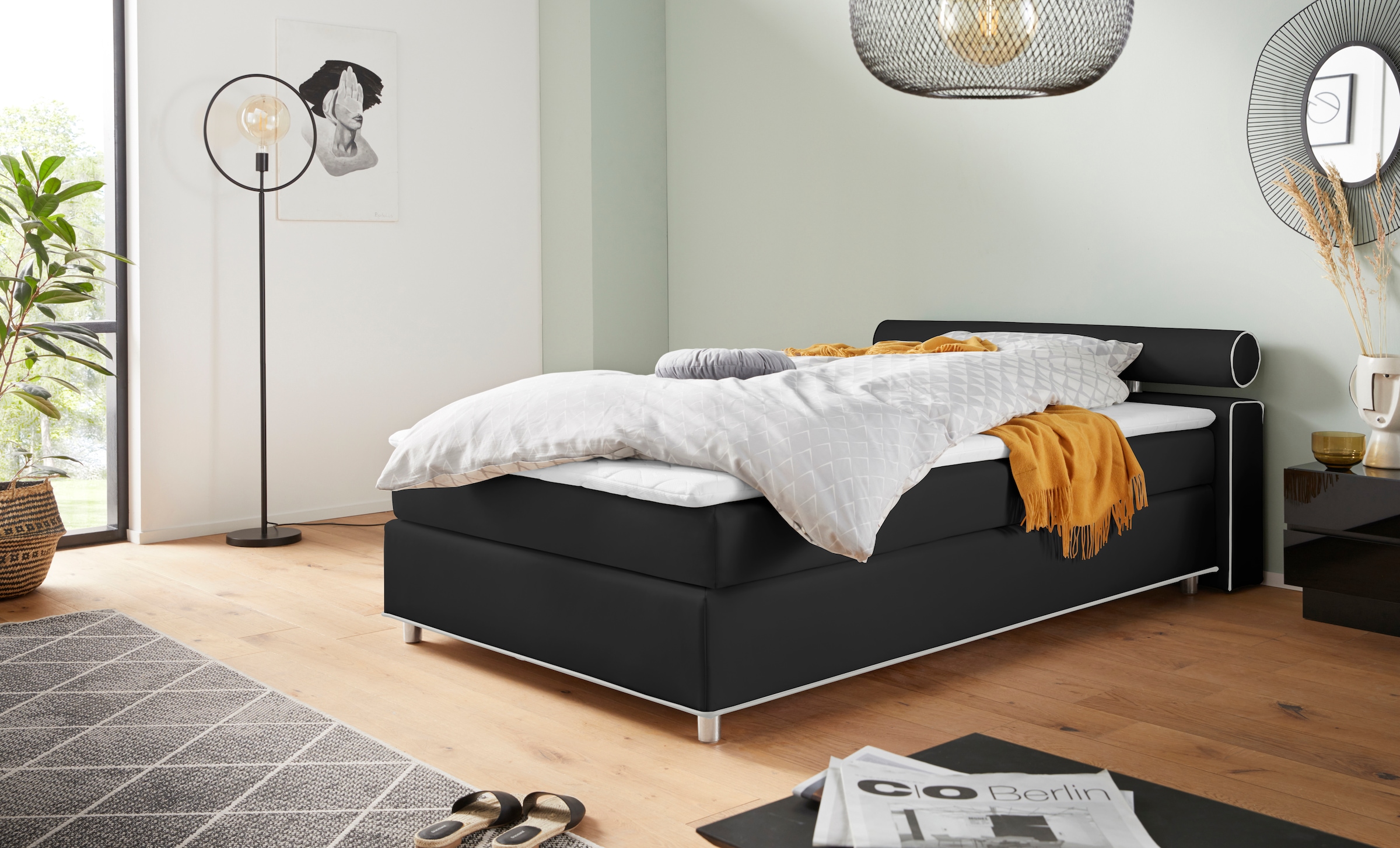 COLLECTION AB Boxspringbett »MELBOURNE«, inklusive Topper kaufen