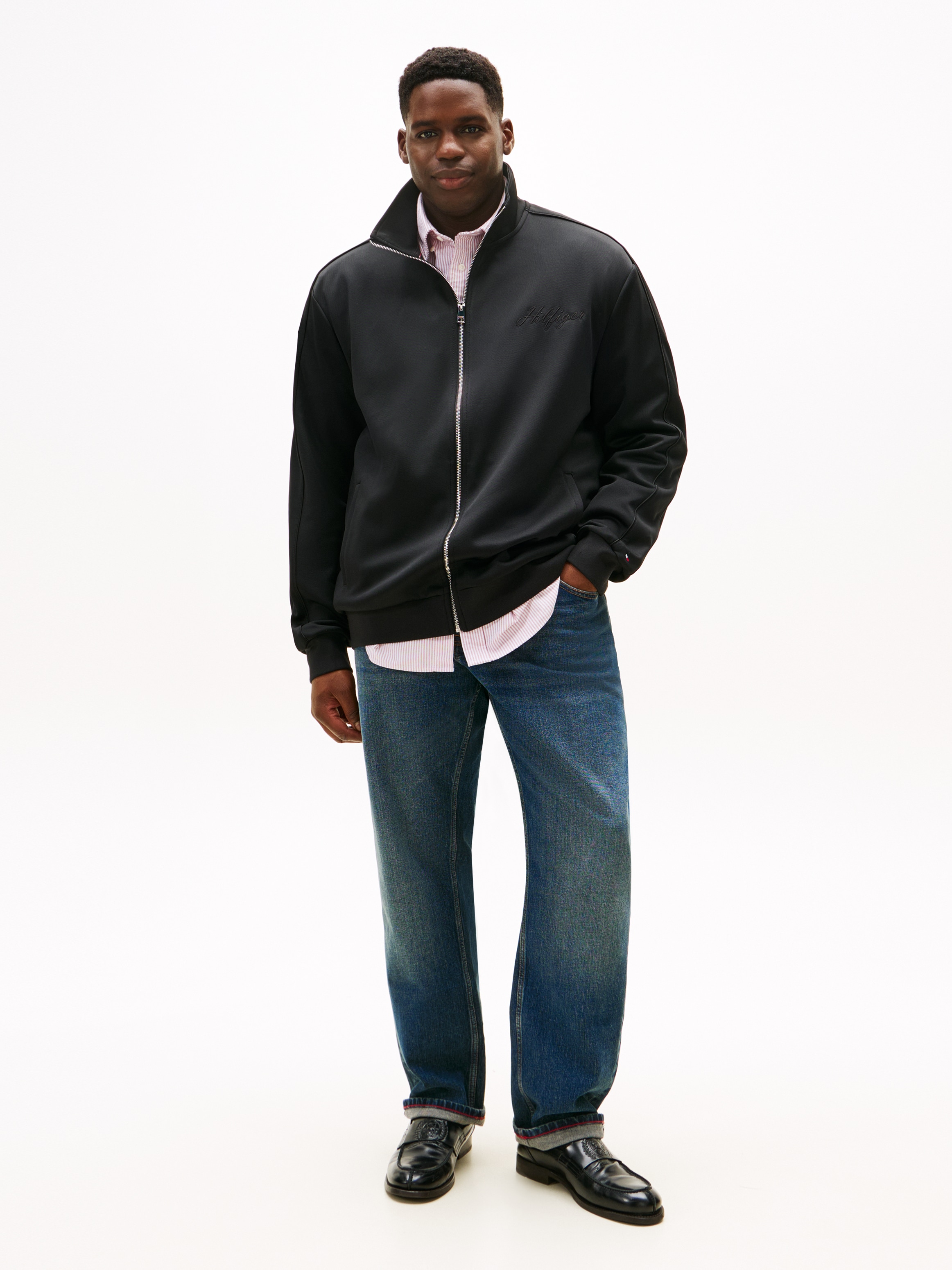 Tommy Hilfiger Big & Tall Sweatjacke »BT-MODERN ATH TRACK«