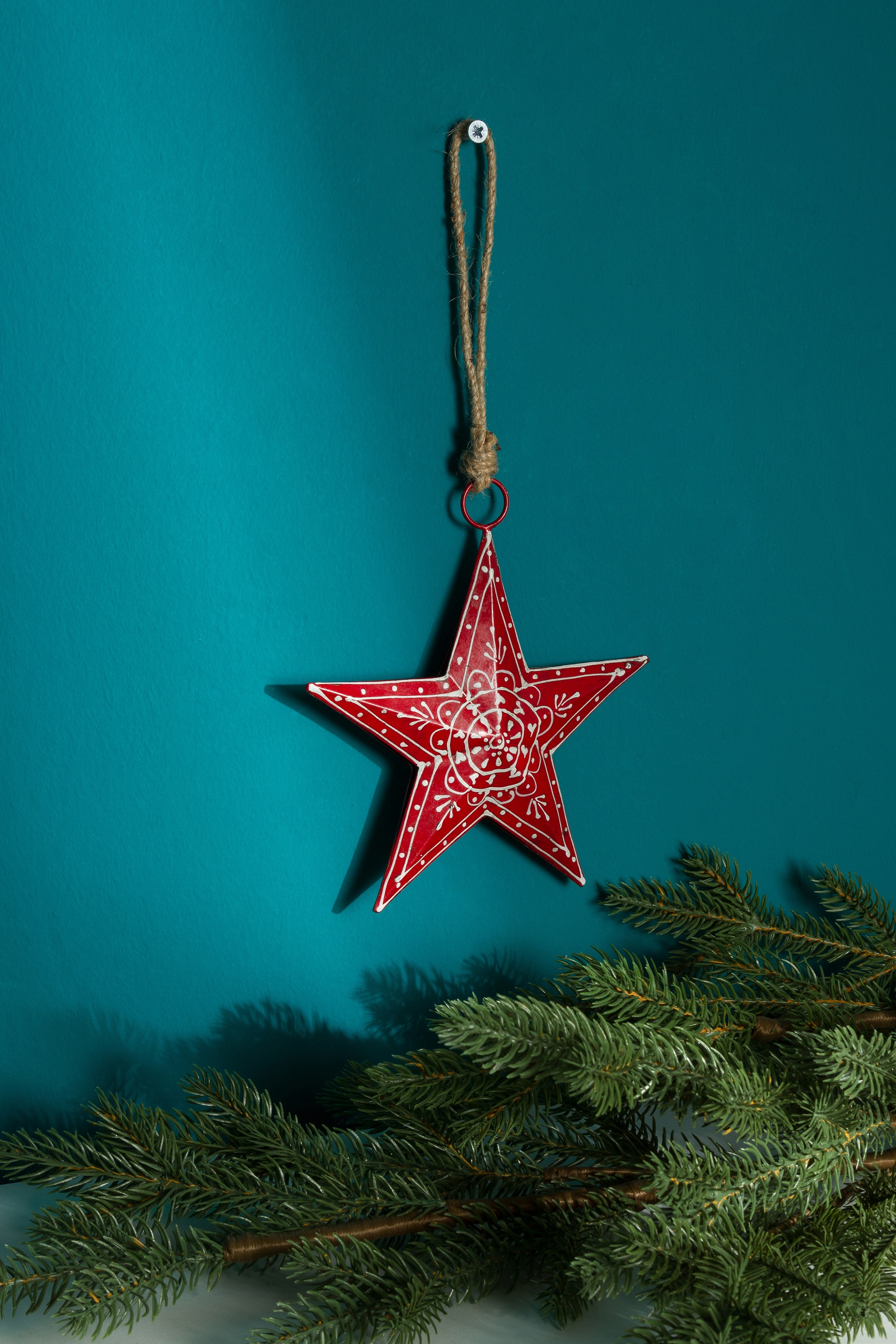 bestellen »Weihnachtsdeko & ca. Möbel OTTO Accessoires Myflair cm (1 Dekohänger rot«, Sternform, bei 15 in St.), Länge