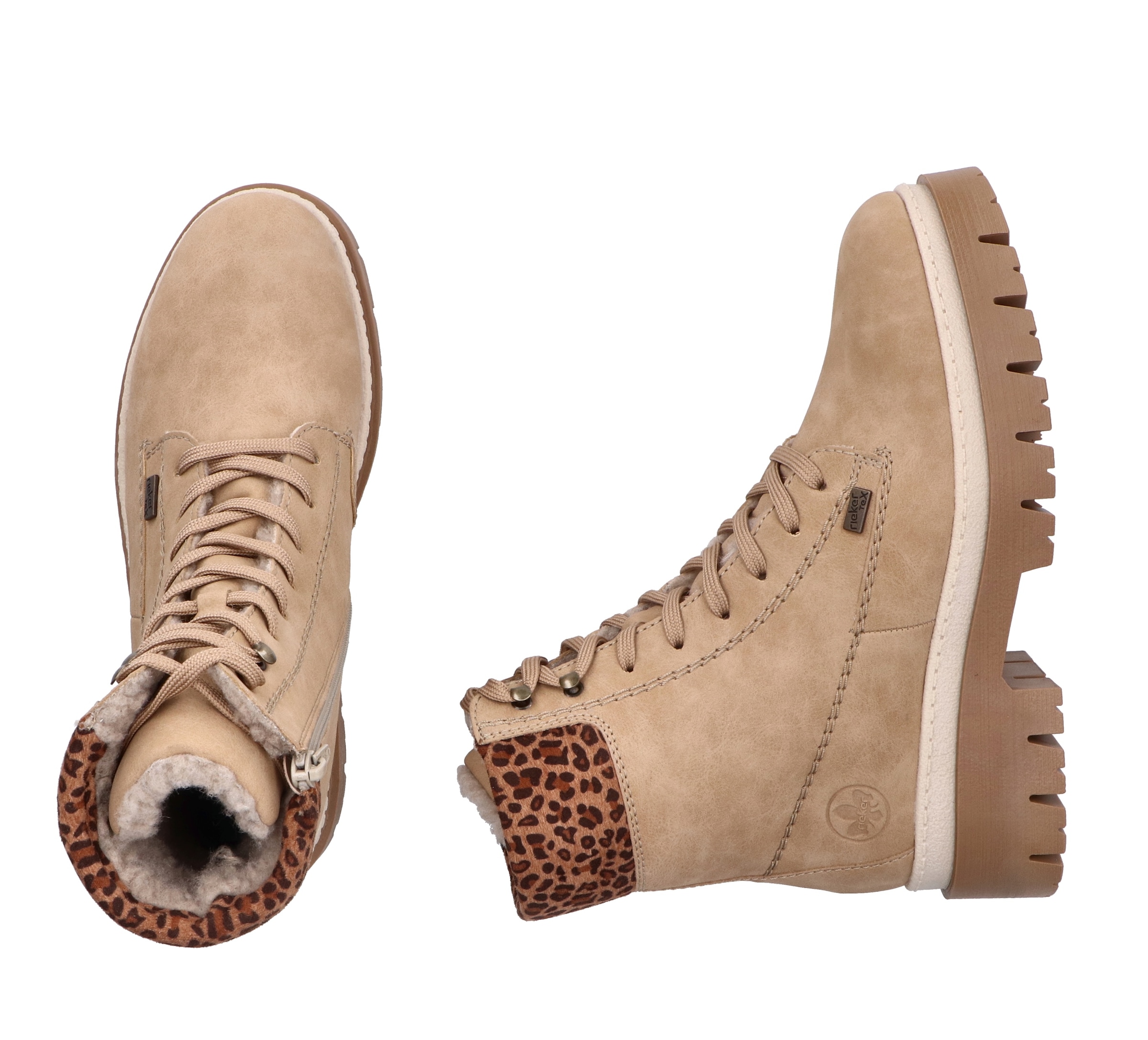 Rieker Winterstiefelette  Plateauboots, Schnürboots mit wasserabweisender riekerTEX-Membran