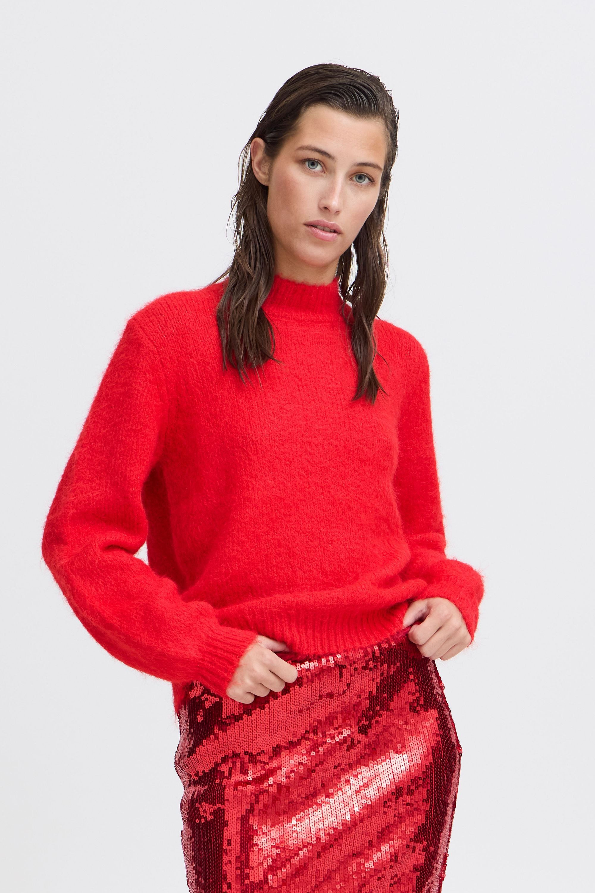 b.young Strickfleece-Pullover »Strickpullover BYMILLER SHORT JUMPER -«