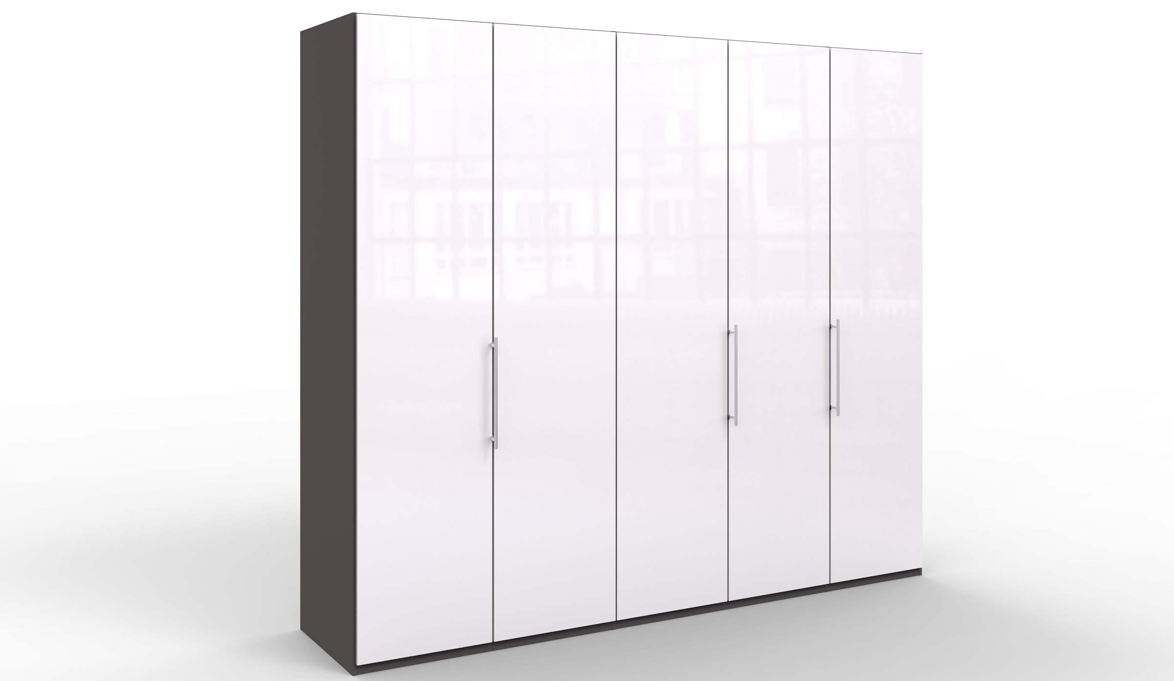 WIEMANN Falttürenschrank »Loft«, Glasfront