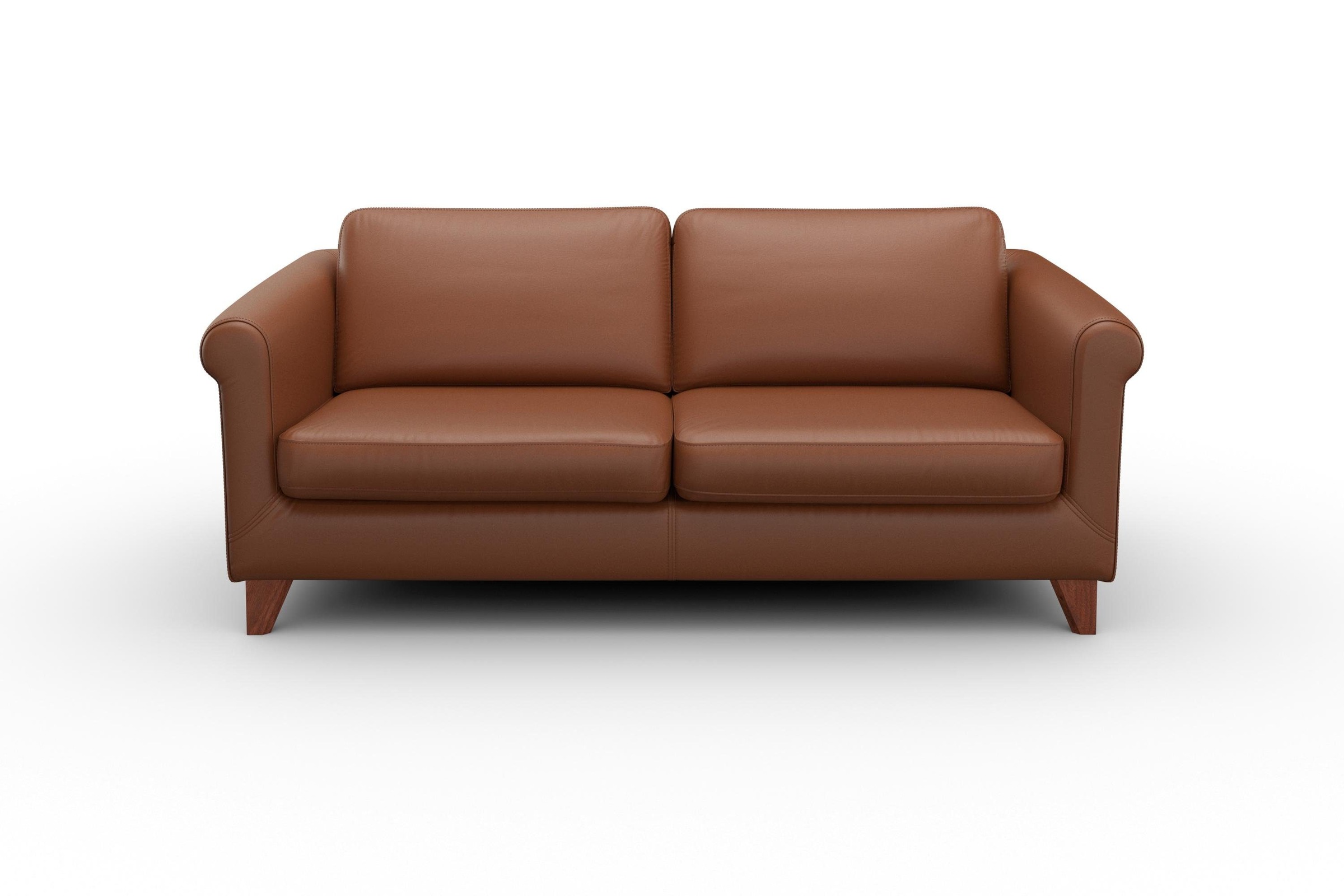 machalke® 2,5-Sitzer »amadeo«, Ledersofa mit geschwungenen Armlehnen, Breite 180 cm