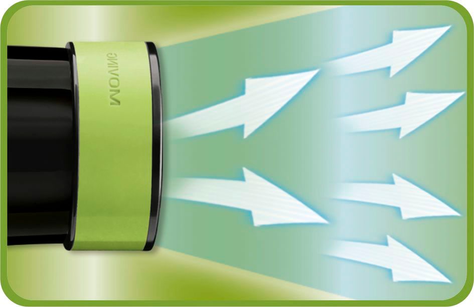 Rowenta Haartrockner »Eco Intelligence Instant Dry, Luftstrom-Booster, langes Kabel 1,8 m,«, 1500 W, 2 Aufsätze, 1500 W, 3 Temperaturen, 2 Geschwindigkeiten, Kaltstufe, Föhn, CV6030