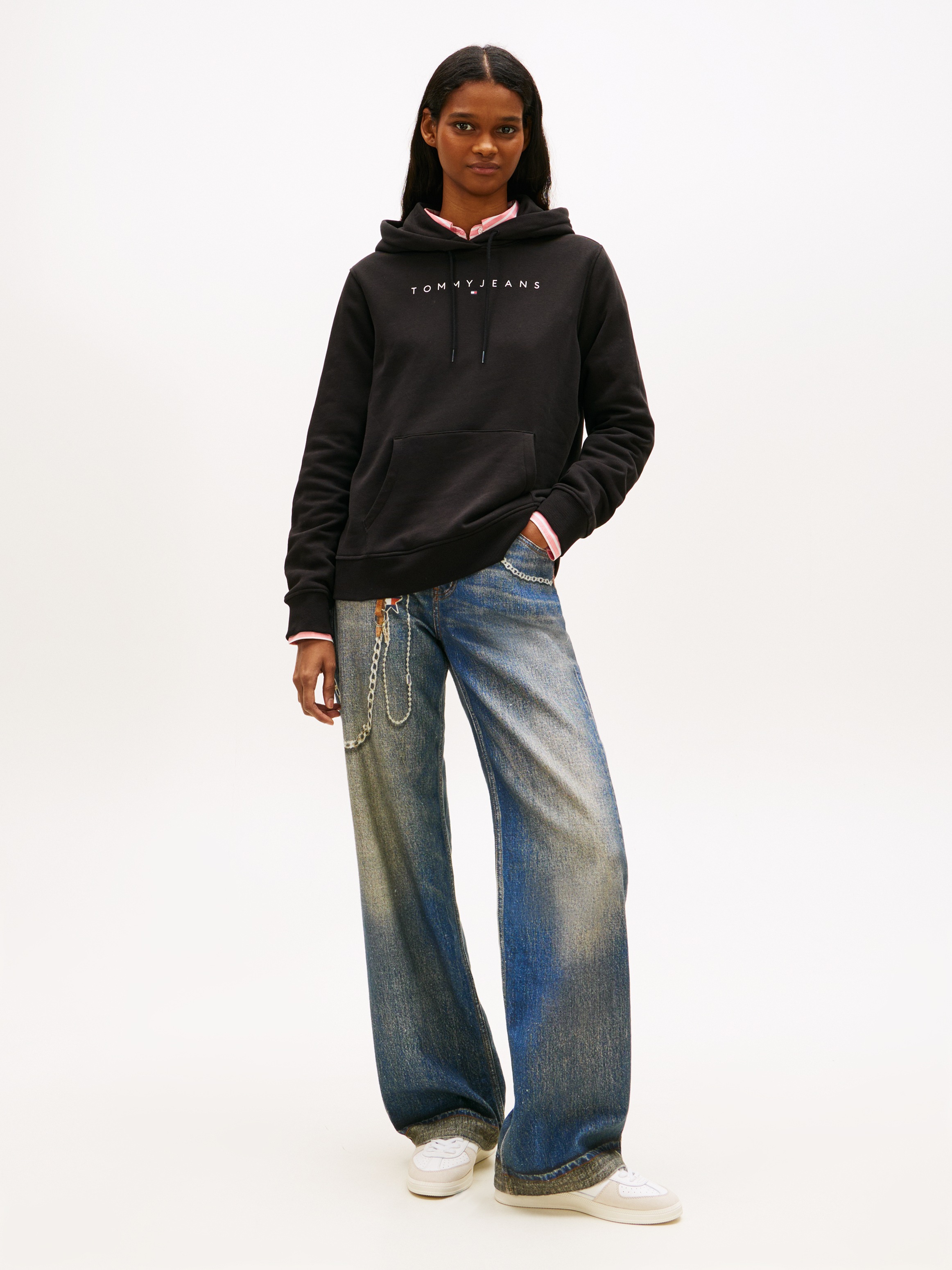 Tommy Jeans Kapuzensweatshirt »TJW REG LINEAR HOODIE«, mit Logoschriftzug
