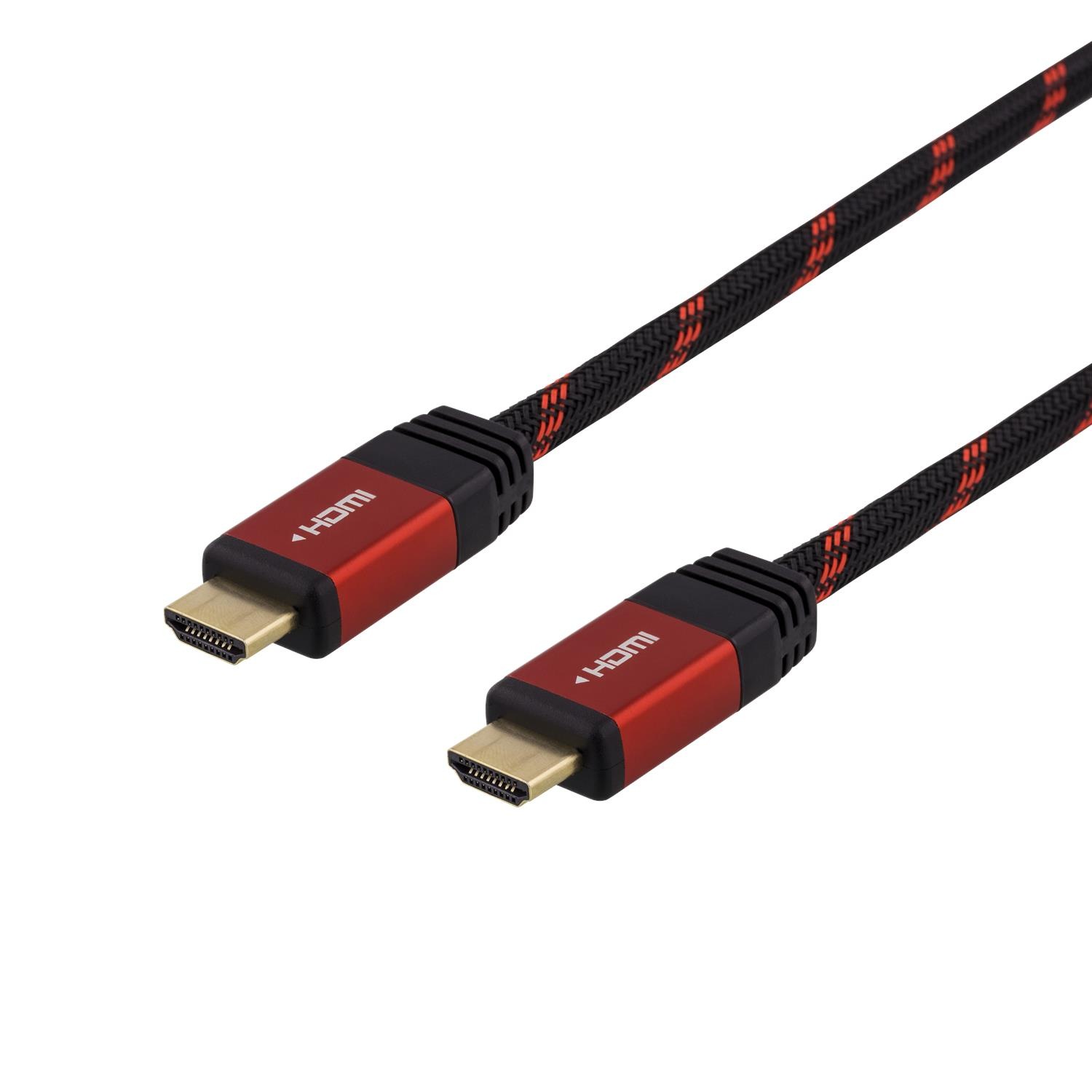 DELTACO HDMI-Kabel 2 m Ultra HD 60 Hz ARC Gaming Spieler