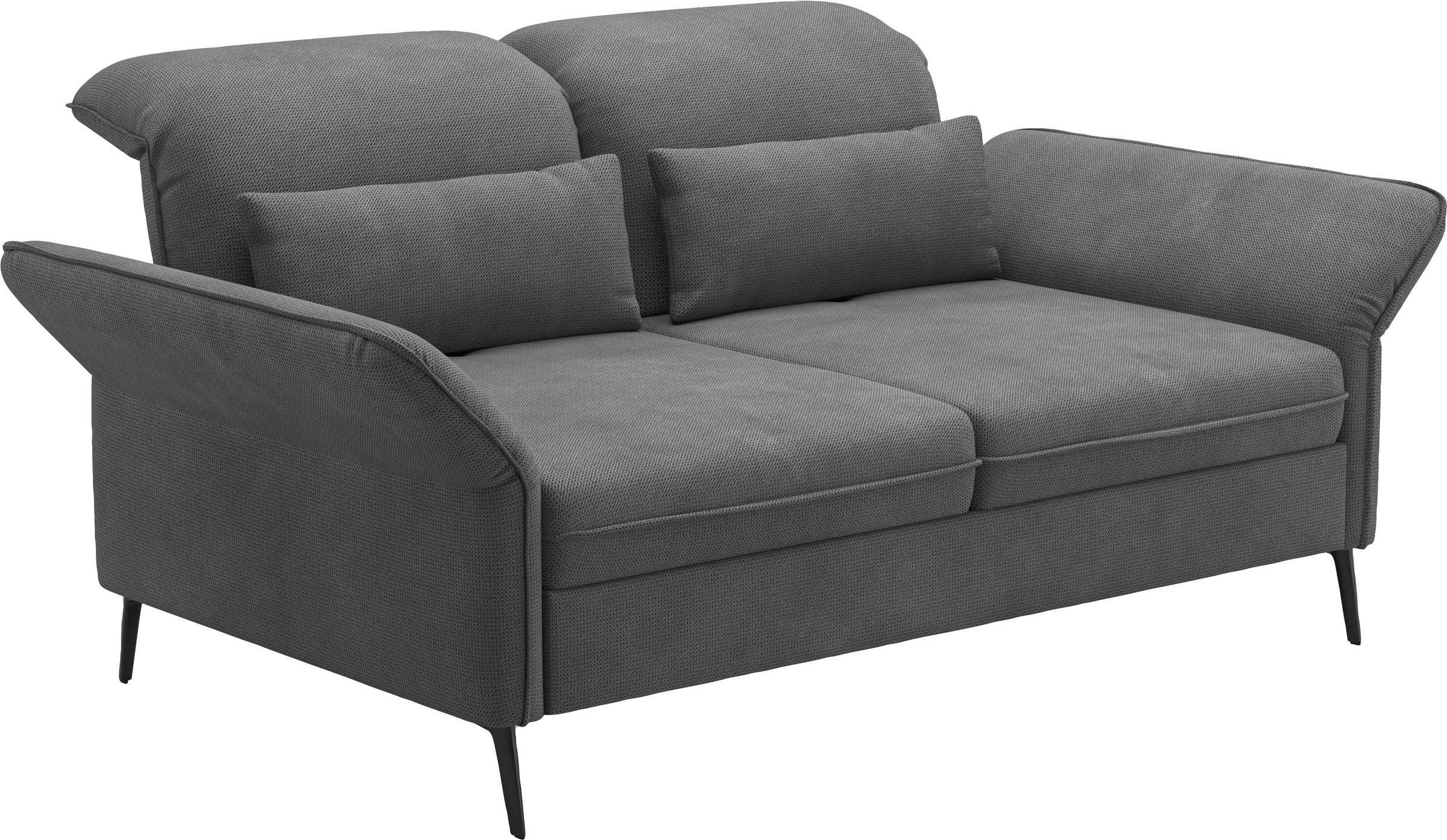 sit&more 3-Sitzer »Emely, inkl. Sitztiefenverstellung«, wahlweise mit Bettfunktion, Kopf- & Armteilverstellung