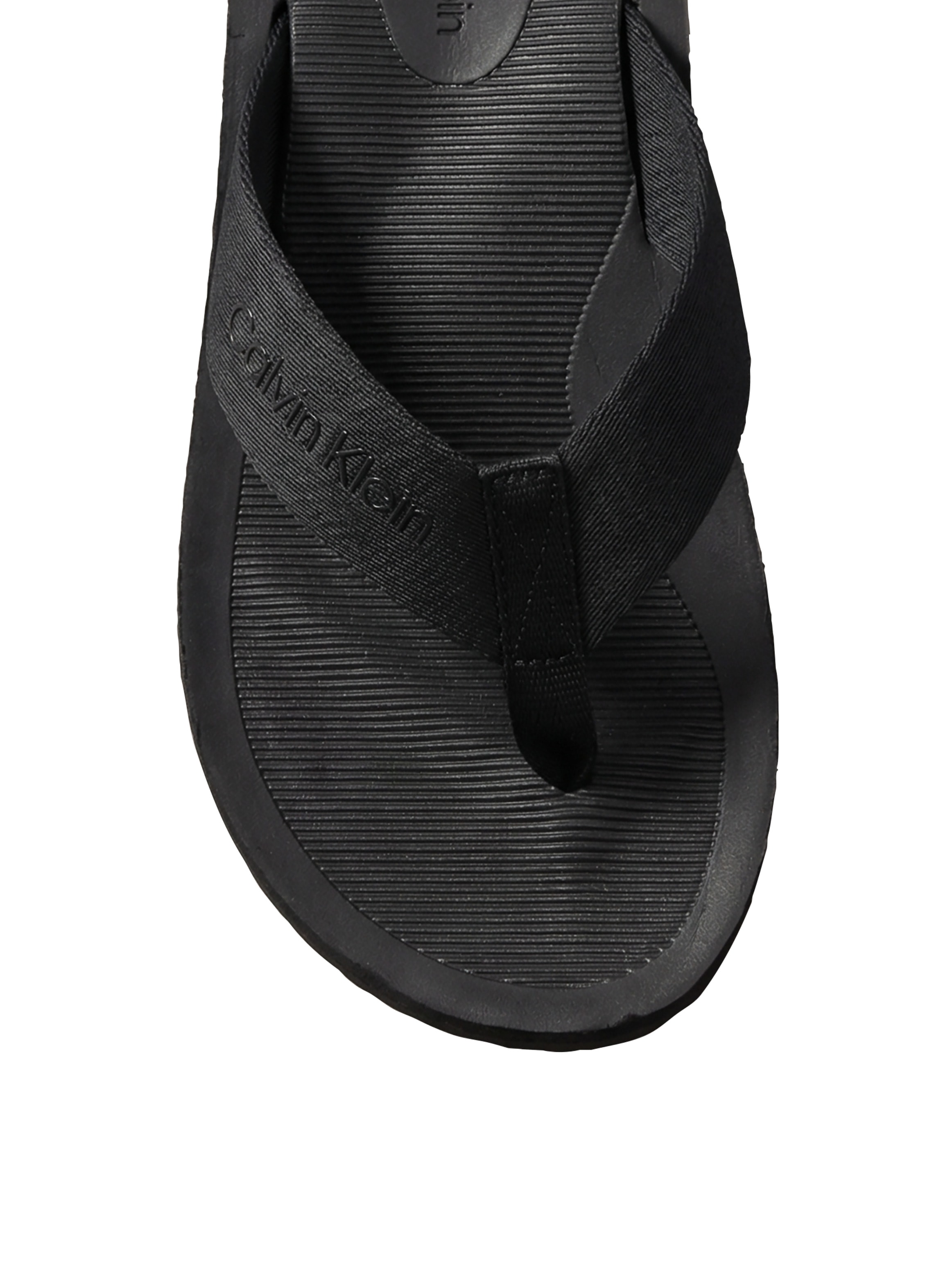 Calvin Klein Zehentrenner »CITY THONG SLIDE«  Strandschuh, Pool Slides, Badeschuh, Flat mit Logo