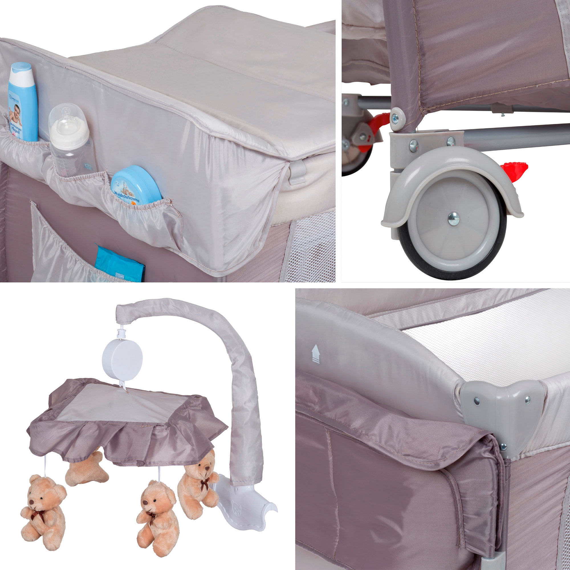 BabyGo »Sleeper Deluxe, beige« mit Musik-Mobile