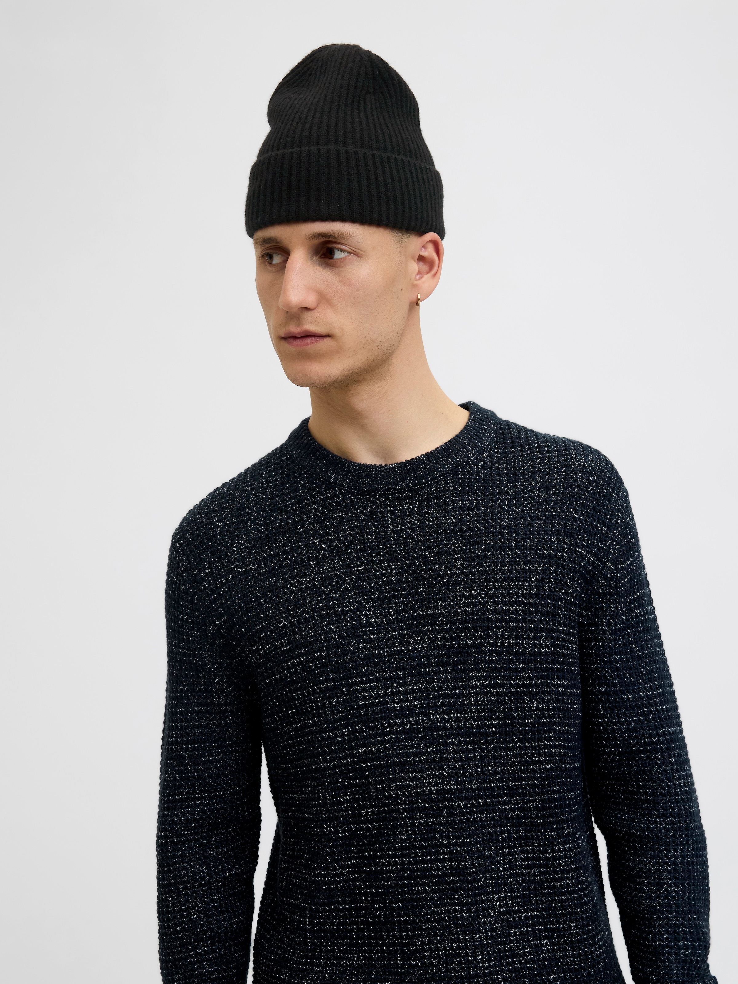 Jack & Jones Strickmütze »JACCOPENHAGEN BEANIE NOOS« Wolle mit Kaschmir