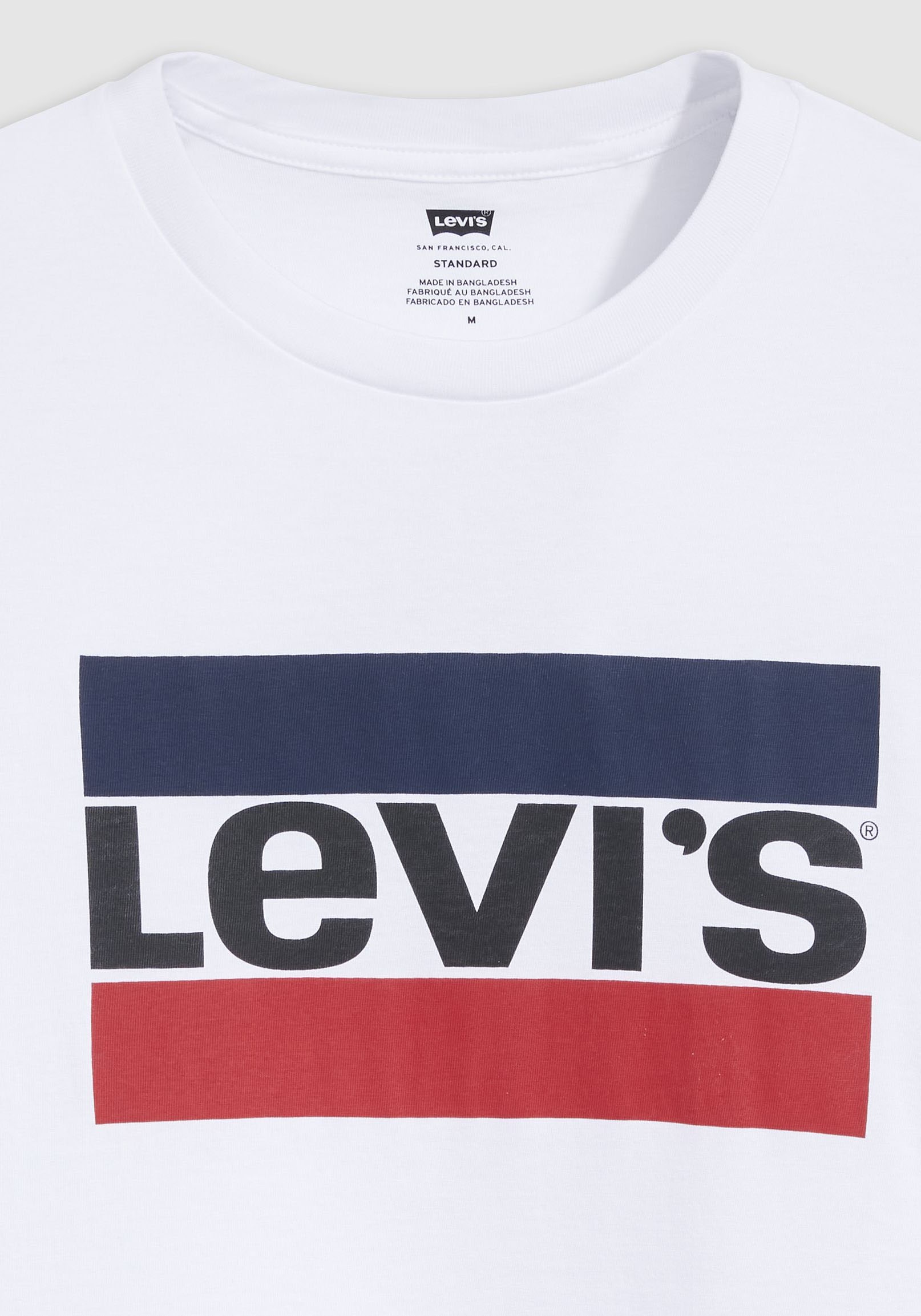 Levi's® T-Shirt mit großem Logoprint