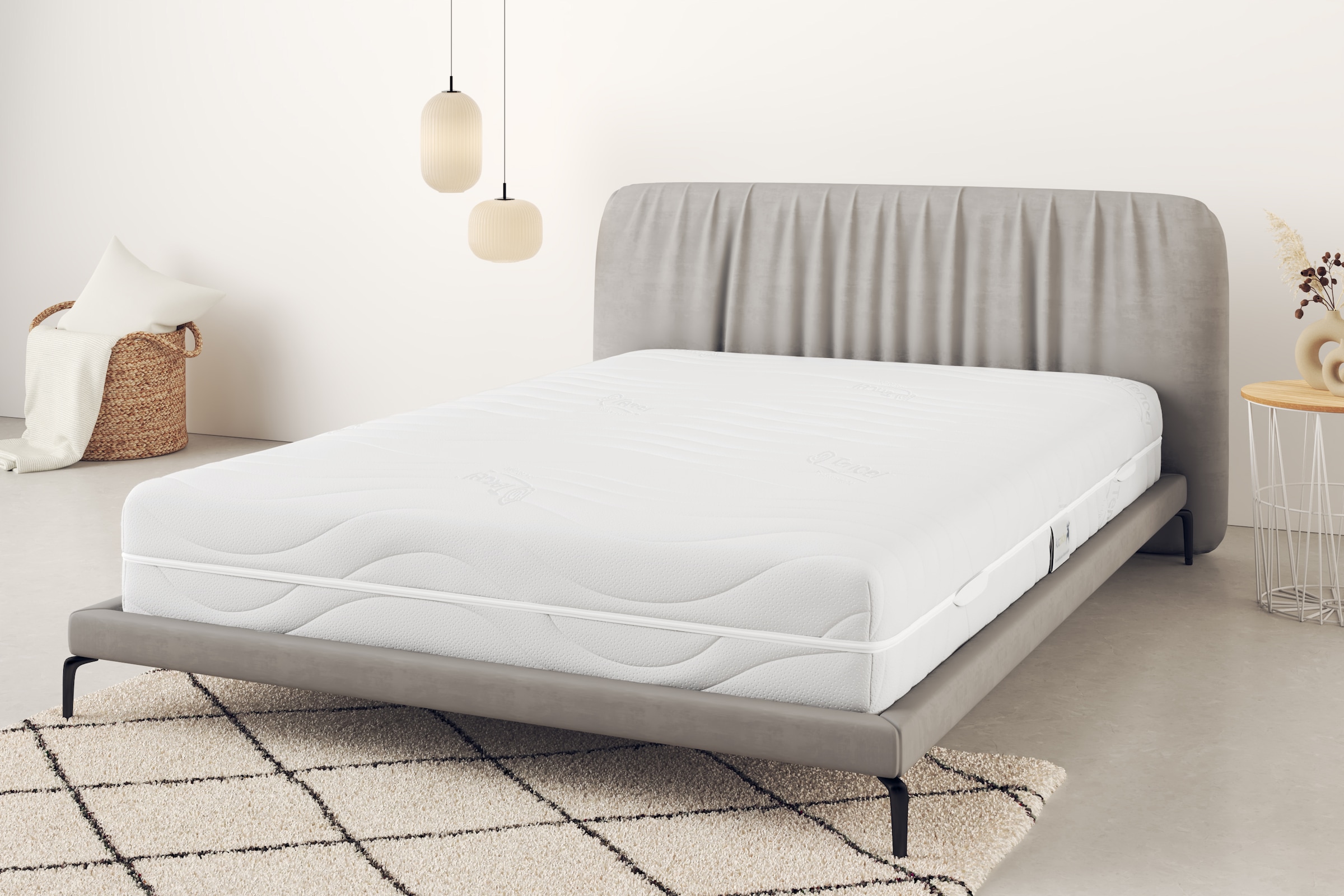 Älgdröm Komfortschaummatratze »NEUHEIT: Lasse PREMIUM, mit integriertem Gelschaumtopper, atmungsaktiv«, 28 cm hoch, (1 St., 1-tlg.), 7 Zonen Matratze, in 90x200 cm & weitere Größen, ergonomisch