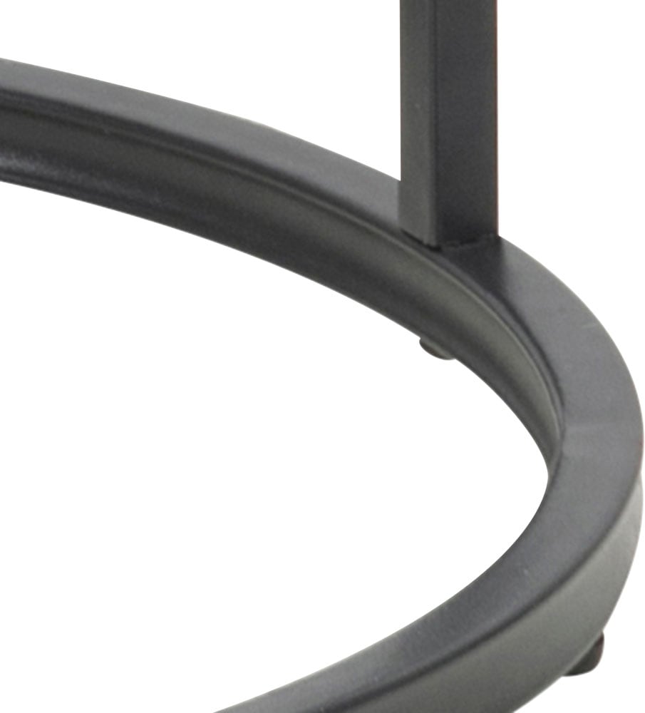 ACTONA GROUP Beistelltisch, Metallgestell im modernen Industrie-Look, rund, T: 40 x H: 55 cm