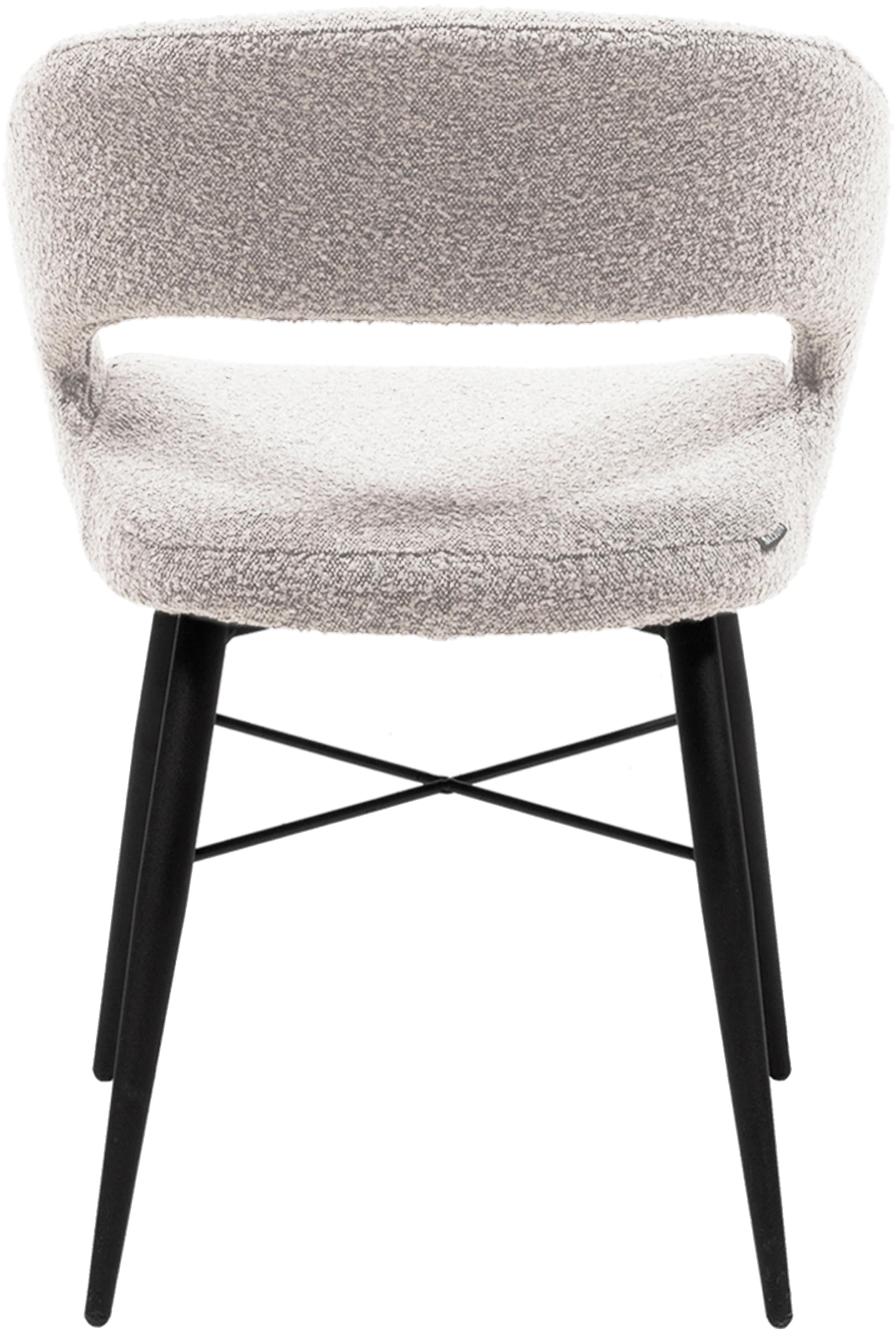 OMG Design Esszimmerstuhl »Marley«, (Set), 1 St., Stoff, mit modernem Cut-Out, Bouclé Bezug