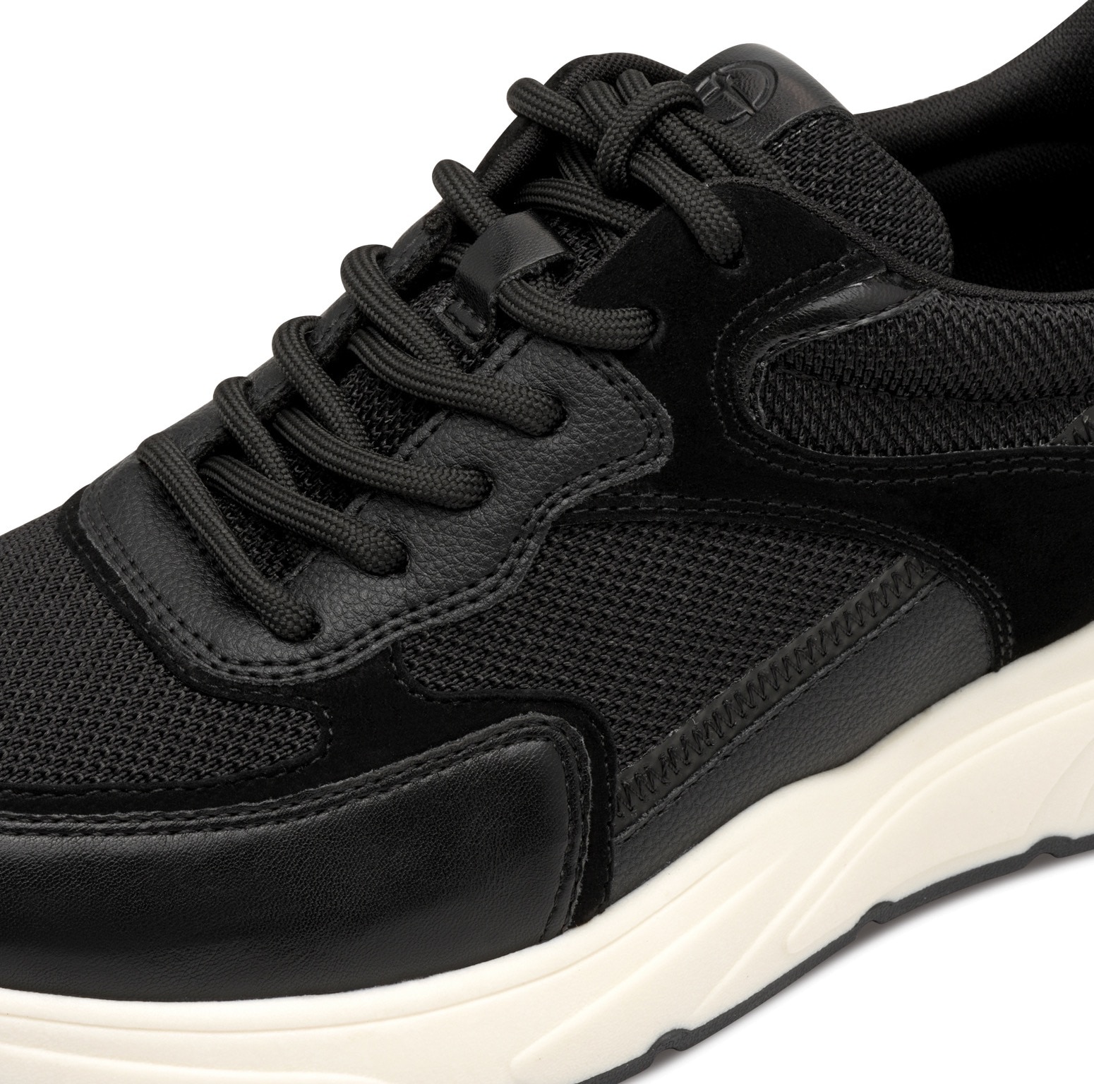 Tamaris Plateausneaker, Freizeitschuh, Halbschuh, Schnürschuh mit gepolstertem Schaftrand