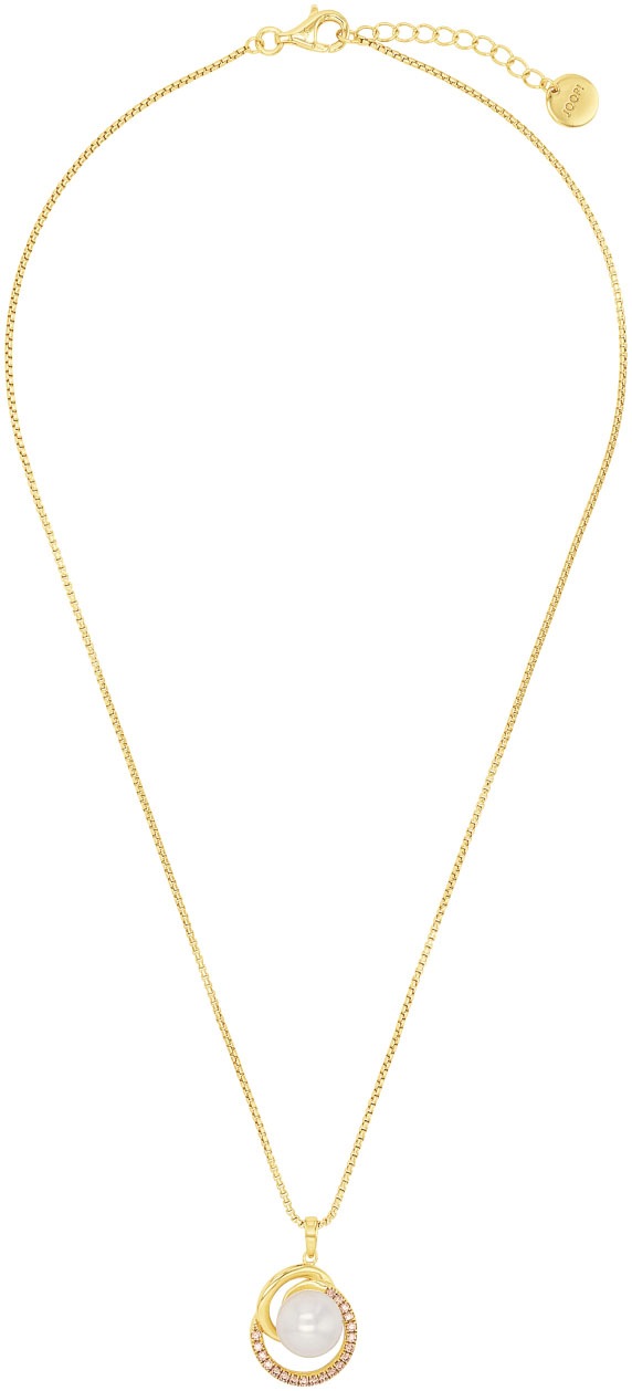 JOOP! Kette mit Anhänger »2038031«, mit Zirkonia (synth.) - mit Süßwasserzuchtperle