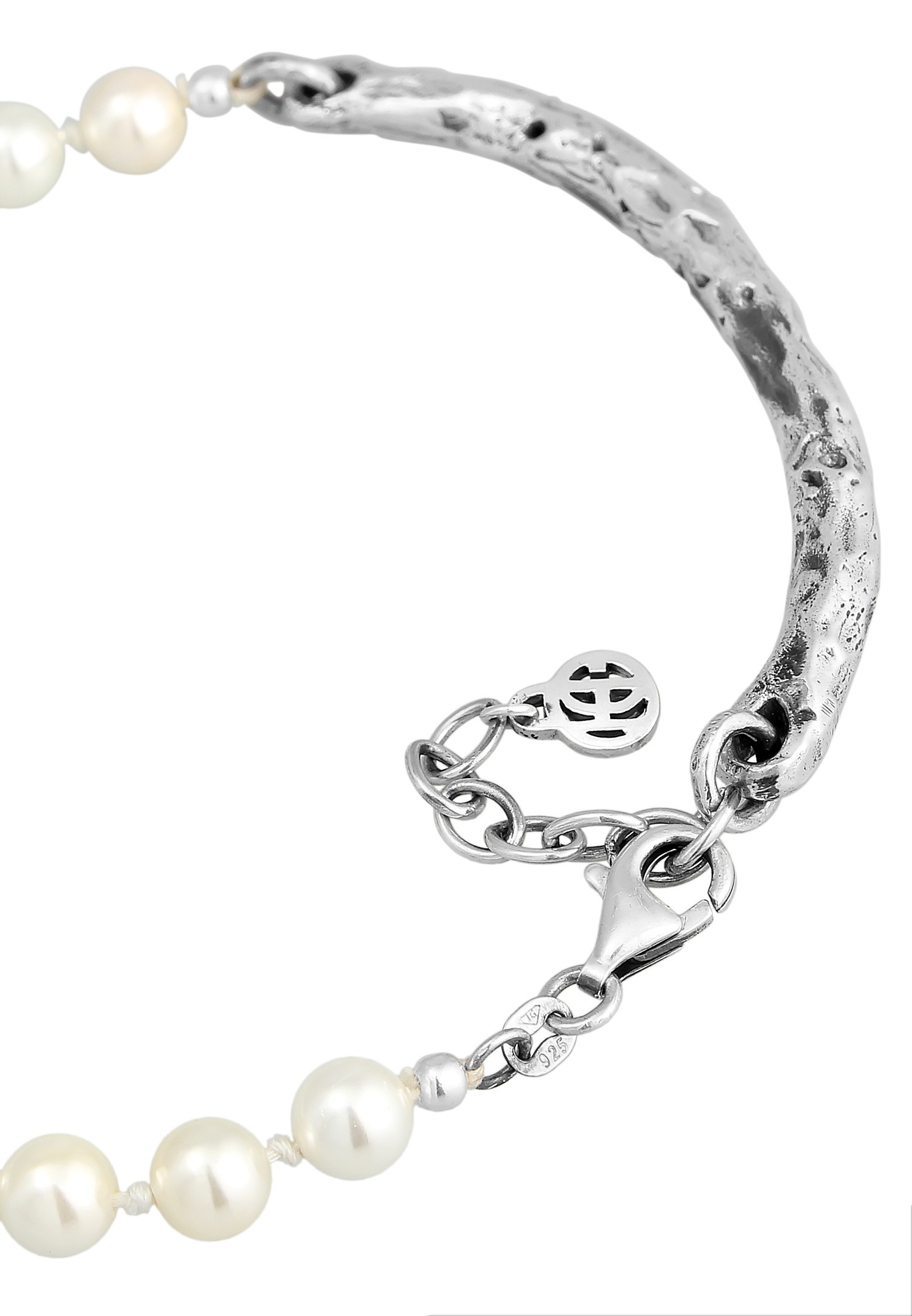 HAZE & GLORY Armkette »Armband Perlenarmband Armreif Elegant 925 Silber«