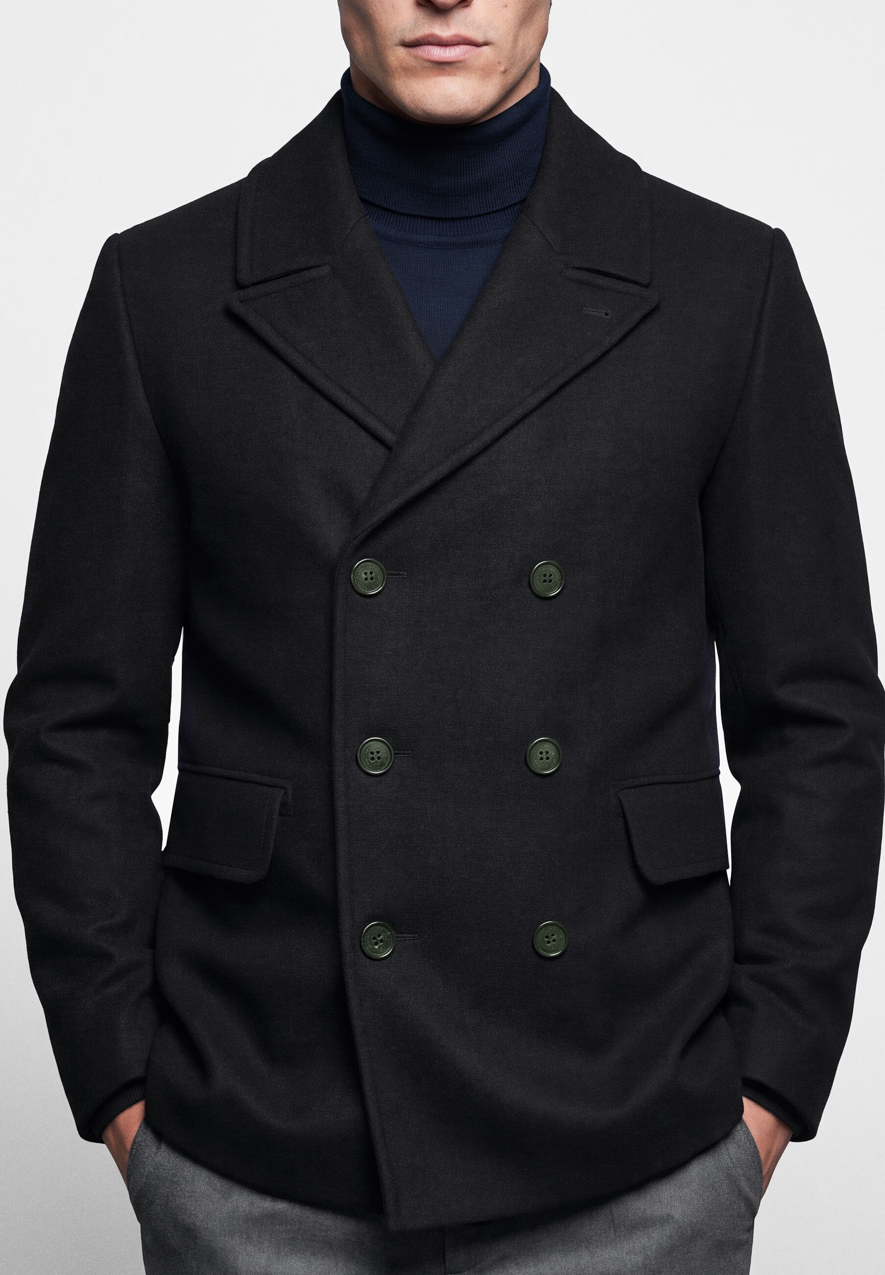BENVENUTO. Wintermantel »CORADO« Klassischer Peacoat-Look