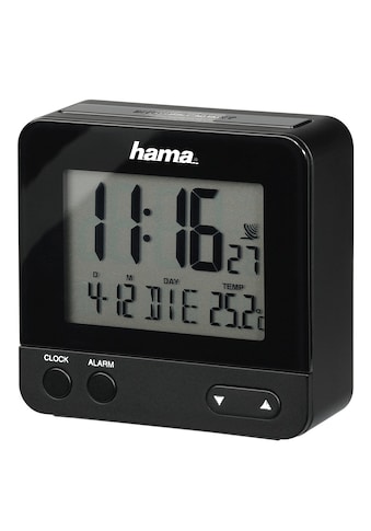 Hama Funkwecker »digitaler Funk Reisewecker«, RC 540 Nachtlicht Sensor Thermometer... kaufen
