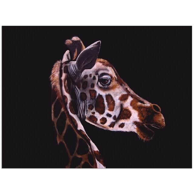 Artland Wandbild »Giraffe«, Wildtiere, (1 St.), als Alubild, Leinwandbild,  Wandaufkleber oder Poster in versch. Größen bei OTTO