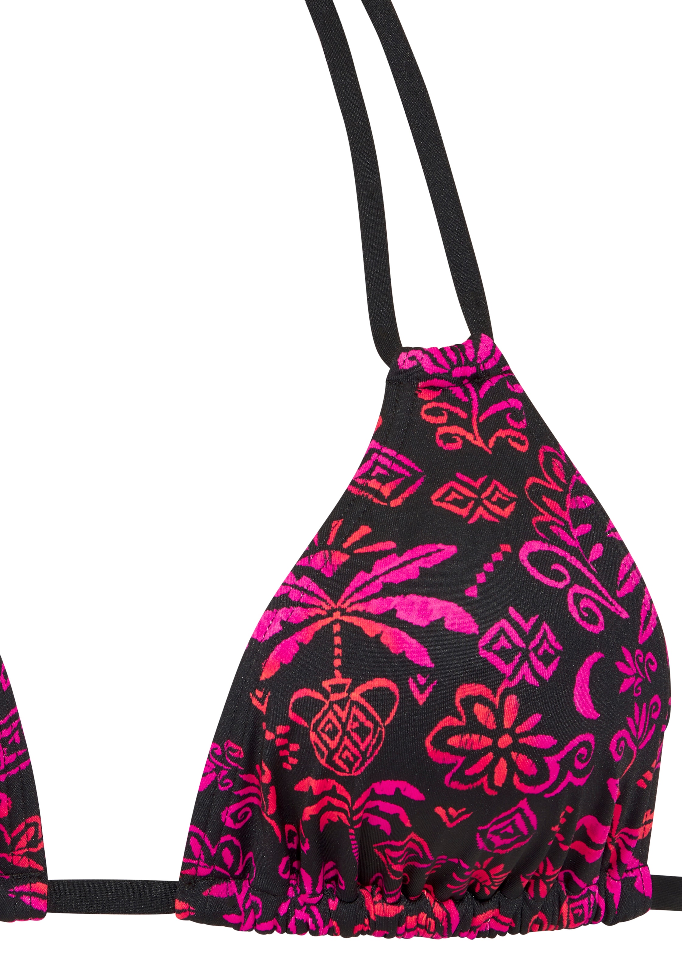 Buffalo Triangel-Bikini-Top »Paloma« im trendigen Palmenmotiv mit kontrastfarbenen Details