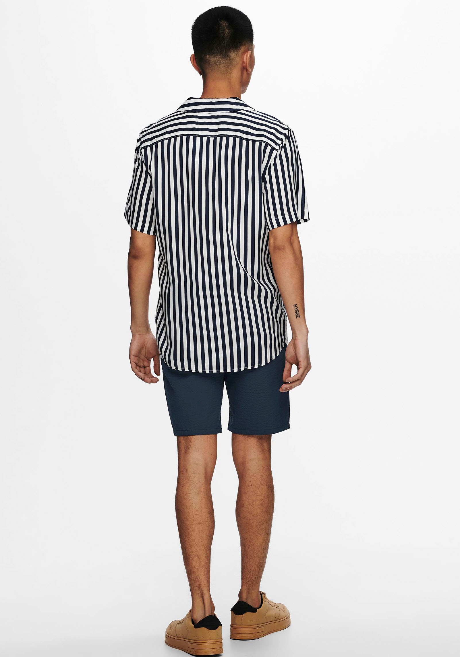 ONLY & SONS Kurzarmhemd »ONSWAYNE LIFE SS VISCOSE«