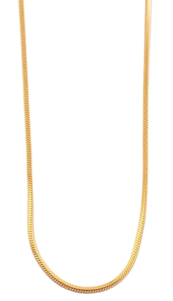 Adelia´s Schlangenkette »Damen Halskette ¿ Schlangenkette aus Edelstahl 70 cm«