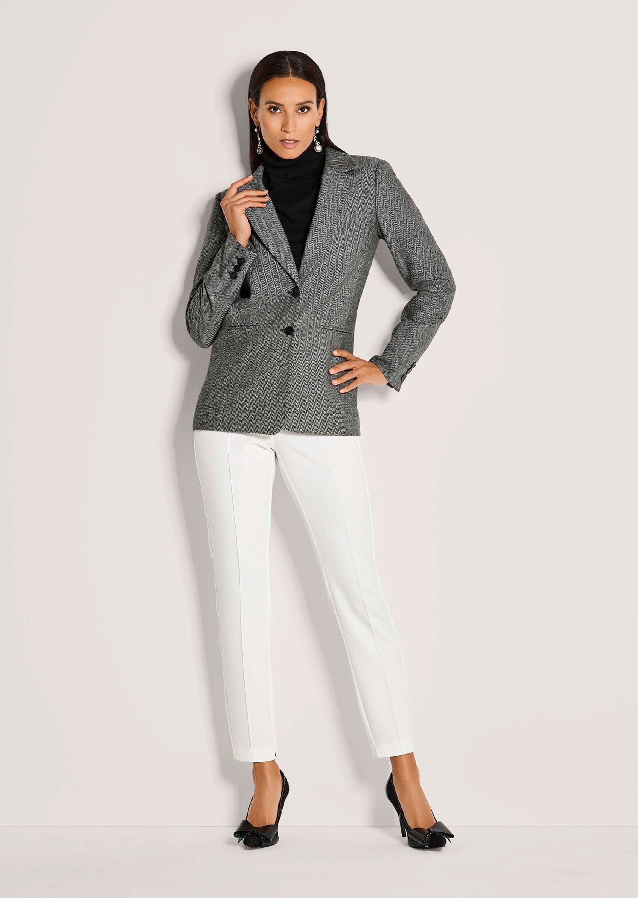 MADELEINE Jackenblazer »Blazer Eleganter Businessblazer mit Fischgratmuster« Klassiker Fischgratblazer