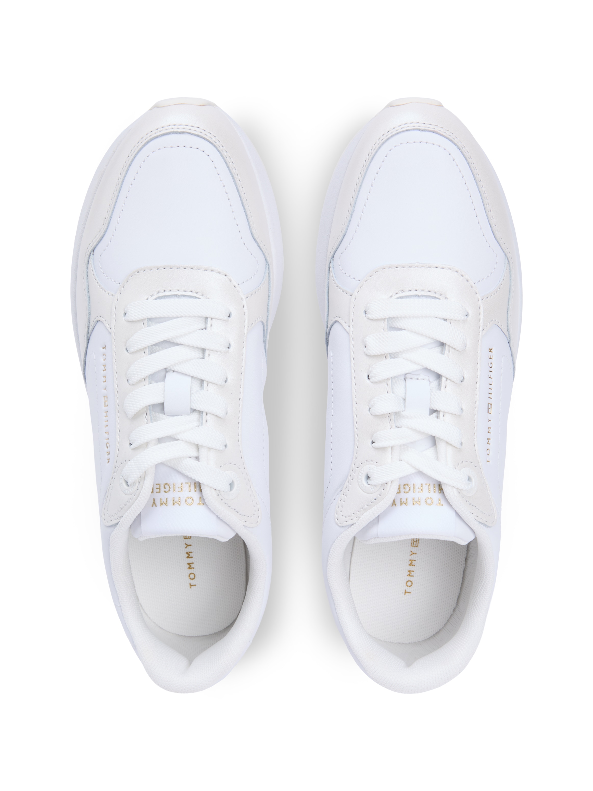 Tommy Hilfiger Plateausneaker »TH CHIC EVA RUNNER«  Freizeitschuh, Halbschuh, Schnürschuh in leicht glänzender Optik