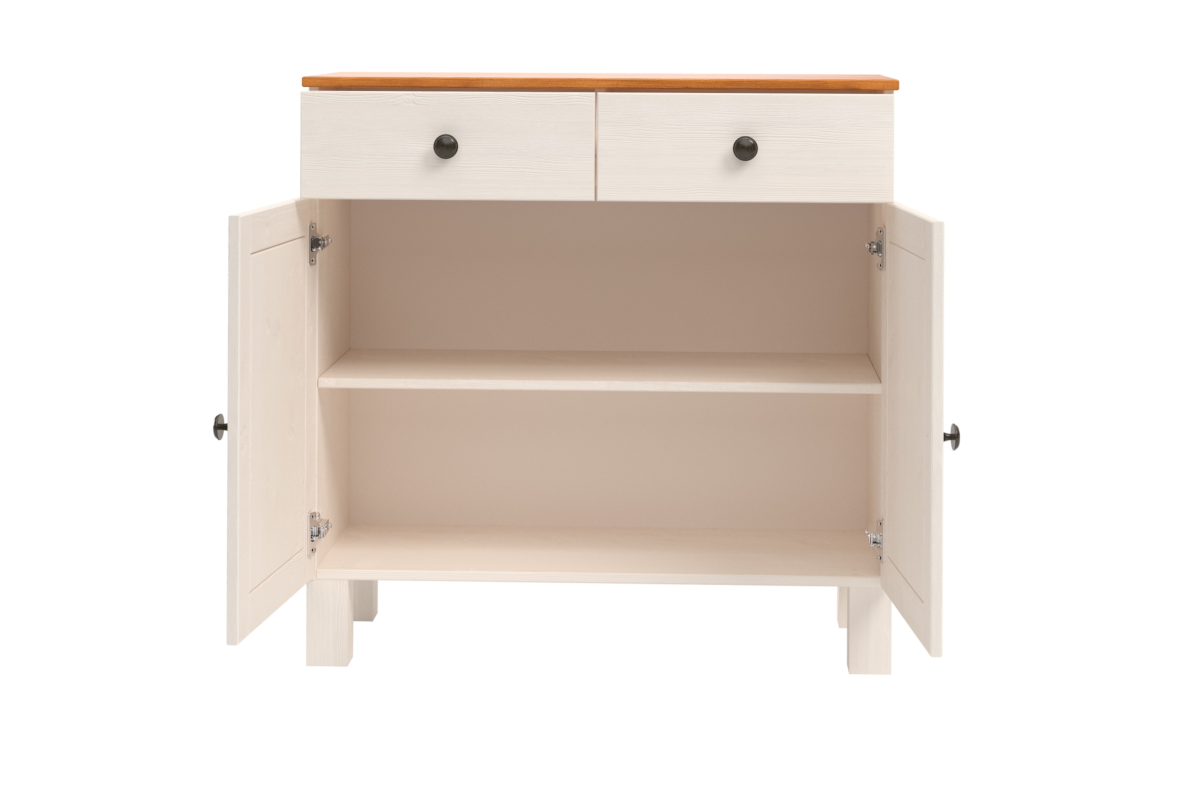 Home affaire Anrichte »Alby2«, Mit 2 Türen, 2 Schubkästen und Metallgriffe, Breite 85 cm