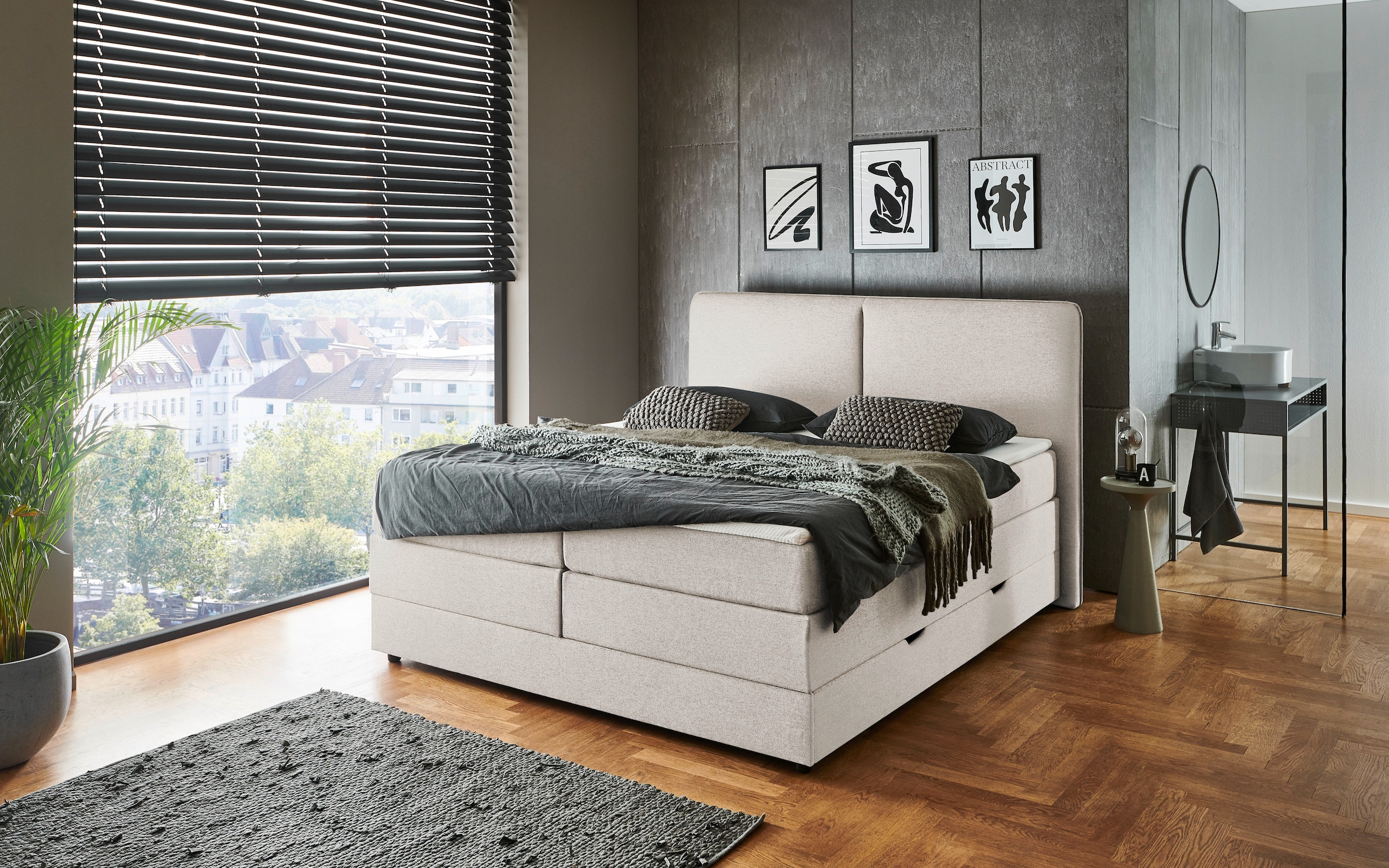 meise.möbel Boxbett »Columbia mit extra großem Bettkasten« erhältlich in 180x200cm