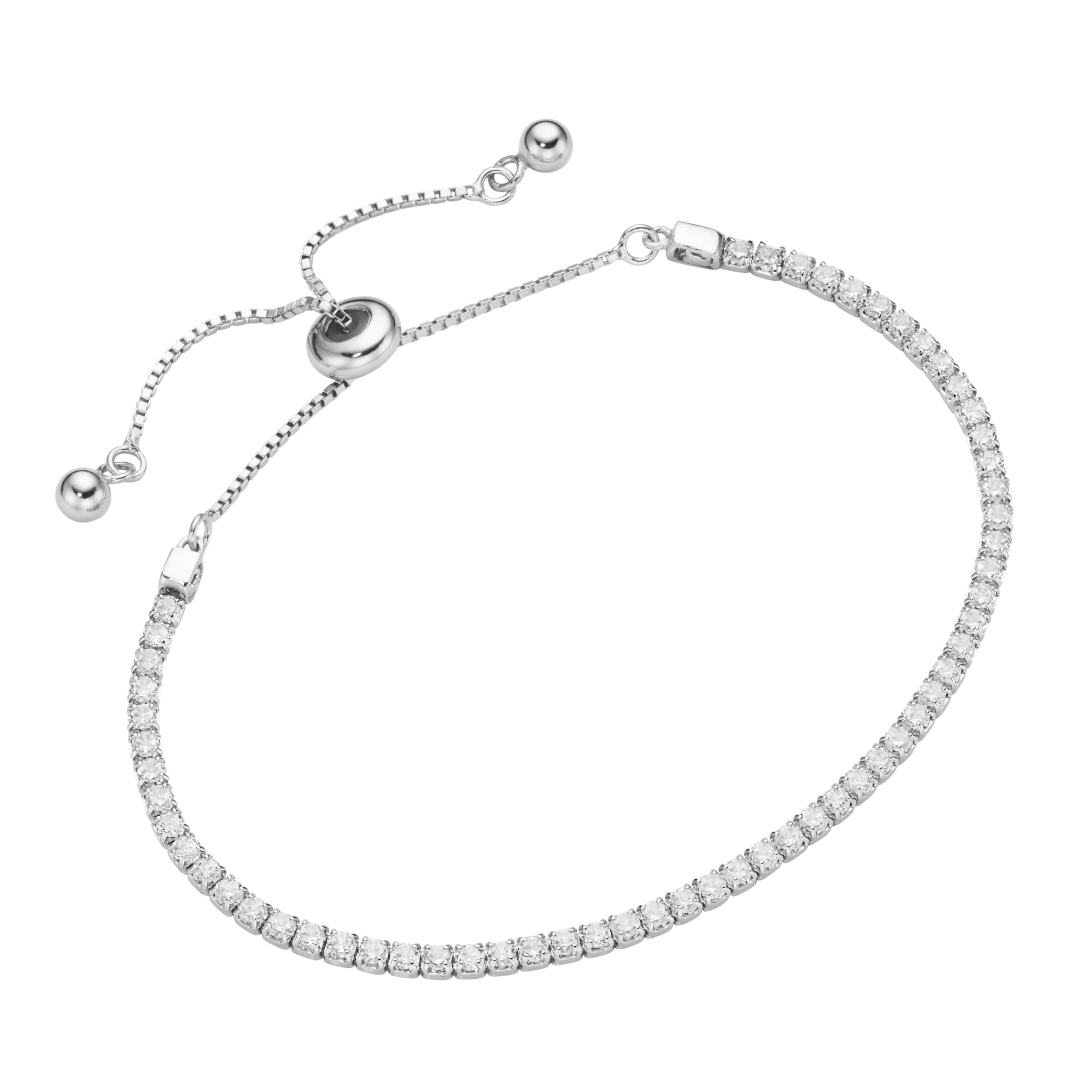 Smart Jewel Armband »Armband Tennisarmband, Silber 925«