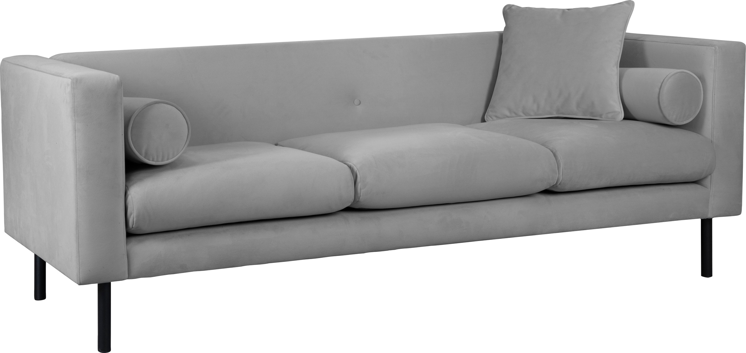 Guido Maria Kretschmer Home&Living 3-Sitzer »Lillibeth Designsofa mit Wellenunterfederung, Maße B/T/H: 218/74/83 cm«, Zierkissen als Wendekissen, Bezug Samtoptik oder Cord