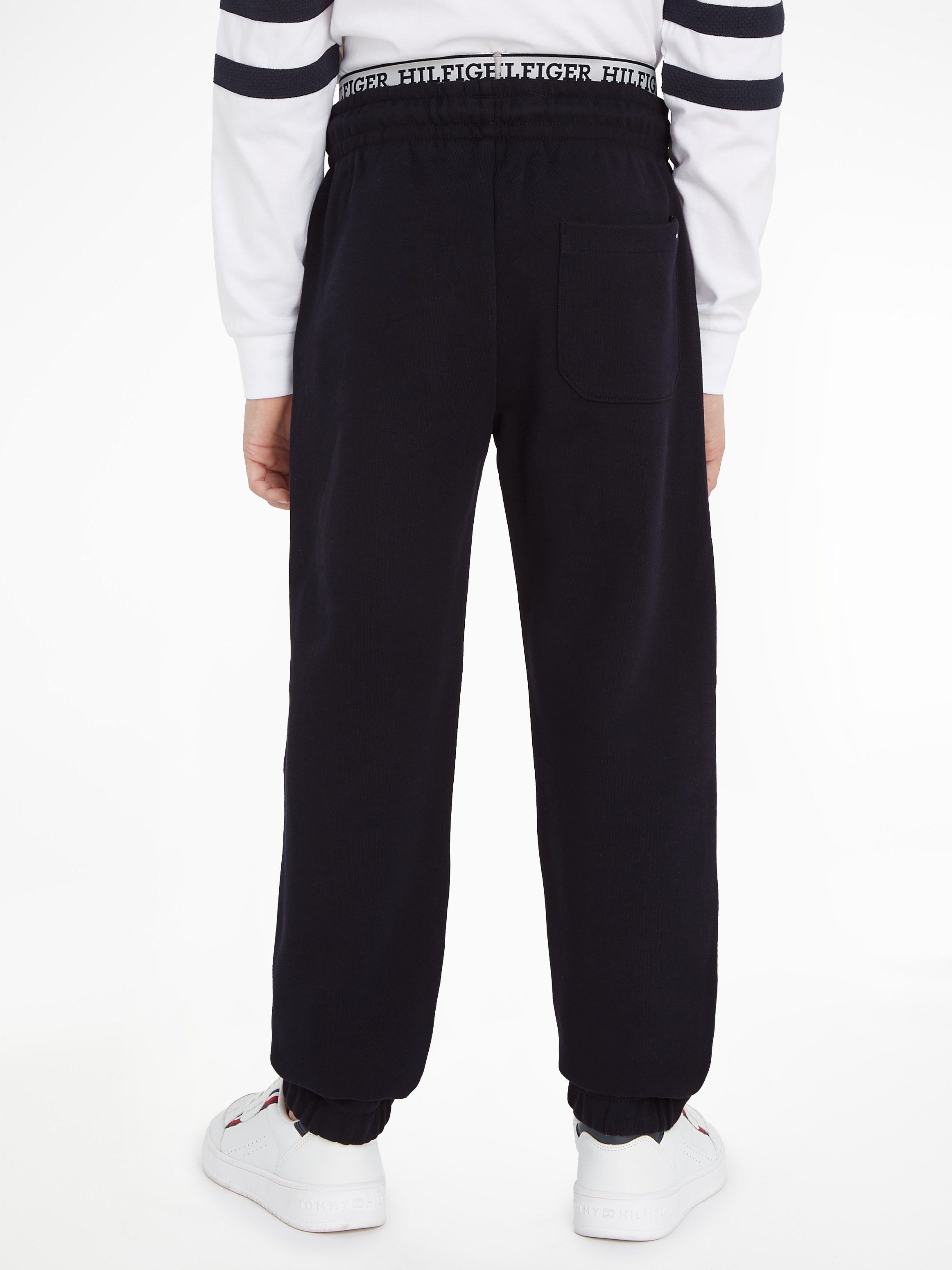 Tommy Hilfiger Sweathose »CREST LOGO SWEATPANTS«, mit Logoschriftzug am Bund