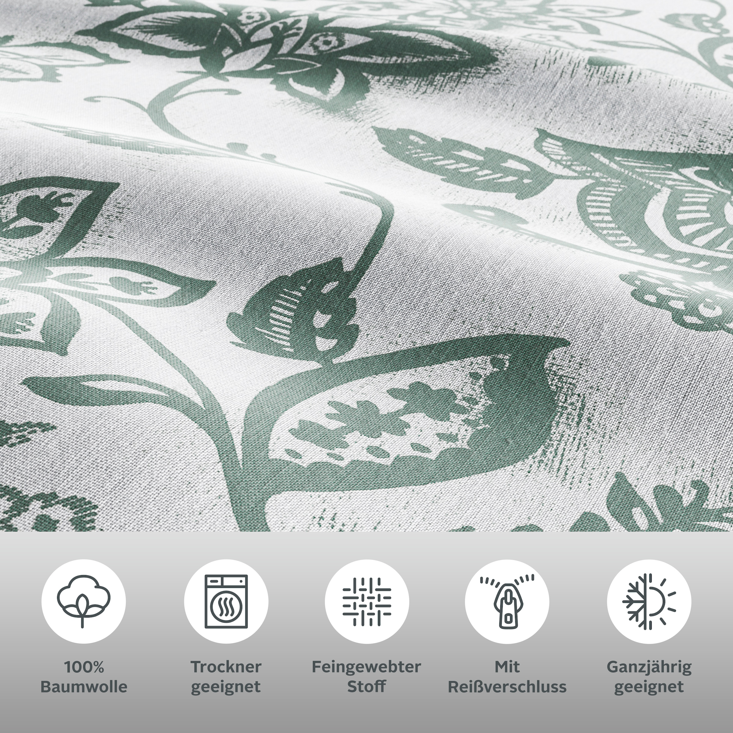 andas Bettwäsche »Nordby« 2 tlg. Bettwäsche aus Baumwolle, skandinavisches Design, ab Größe 135x200 cm