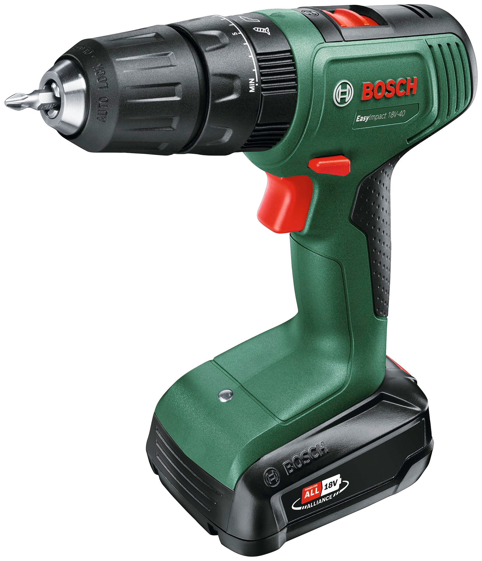 Bosch Home & Garden Akku-Schlagbohrschrauber »EasyImpact 18V-40«, Inkl. Koffer, mit Akku 18V/2Ah und Ladegerät