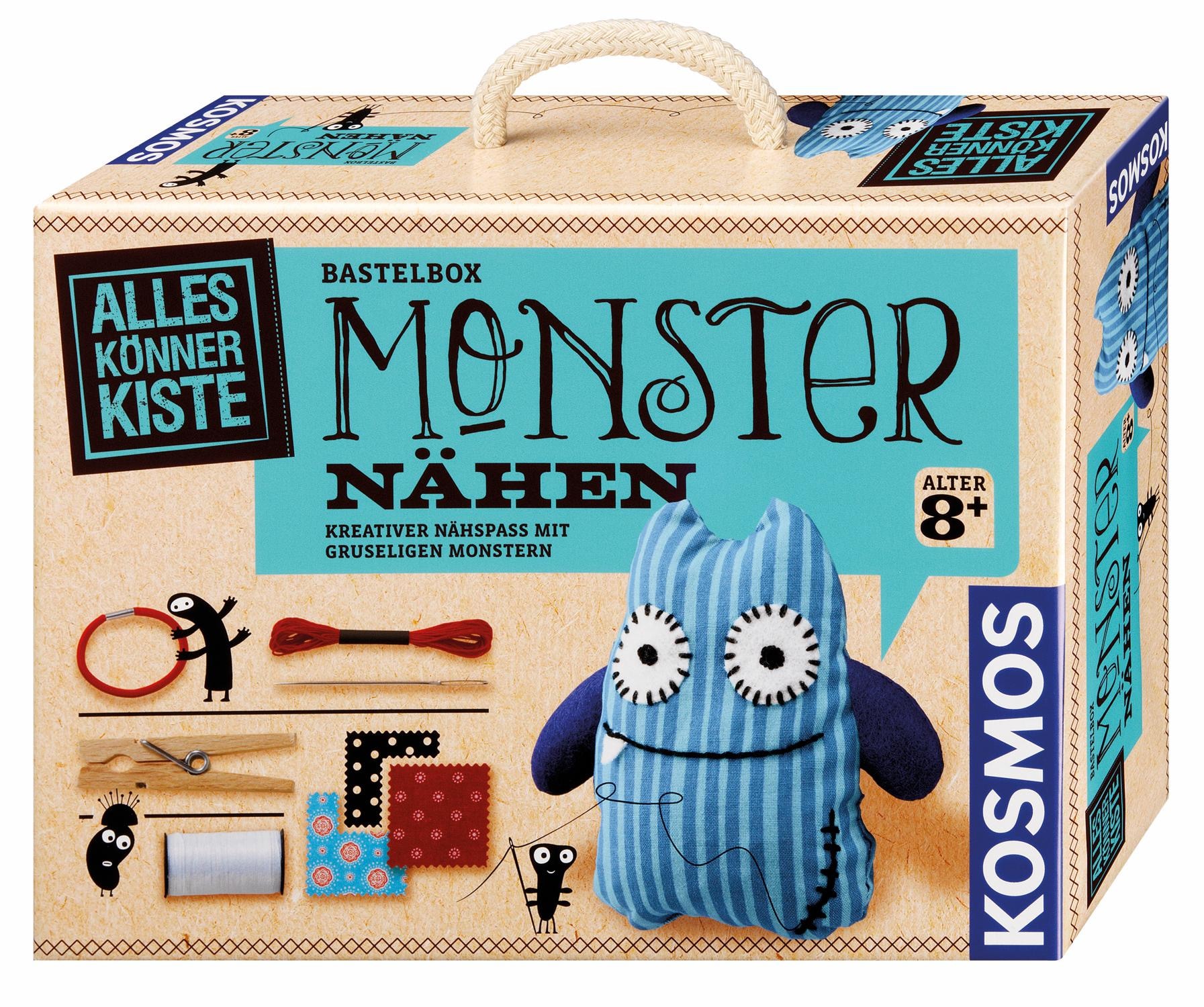 Kreativset »AllesKönnerKiste Monster nähen«, (Set), Made in Germany