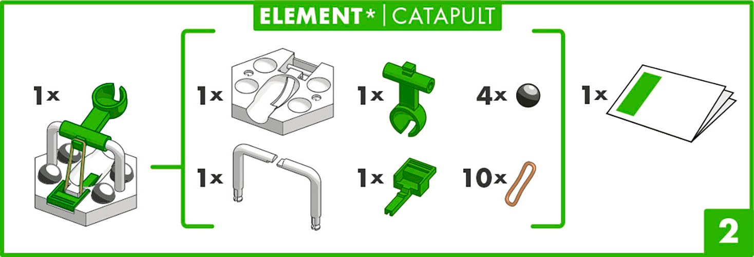 Ravensburger Kugelbahn-Bausatz »GraviTrax Element Catapult«, Made in Europe