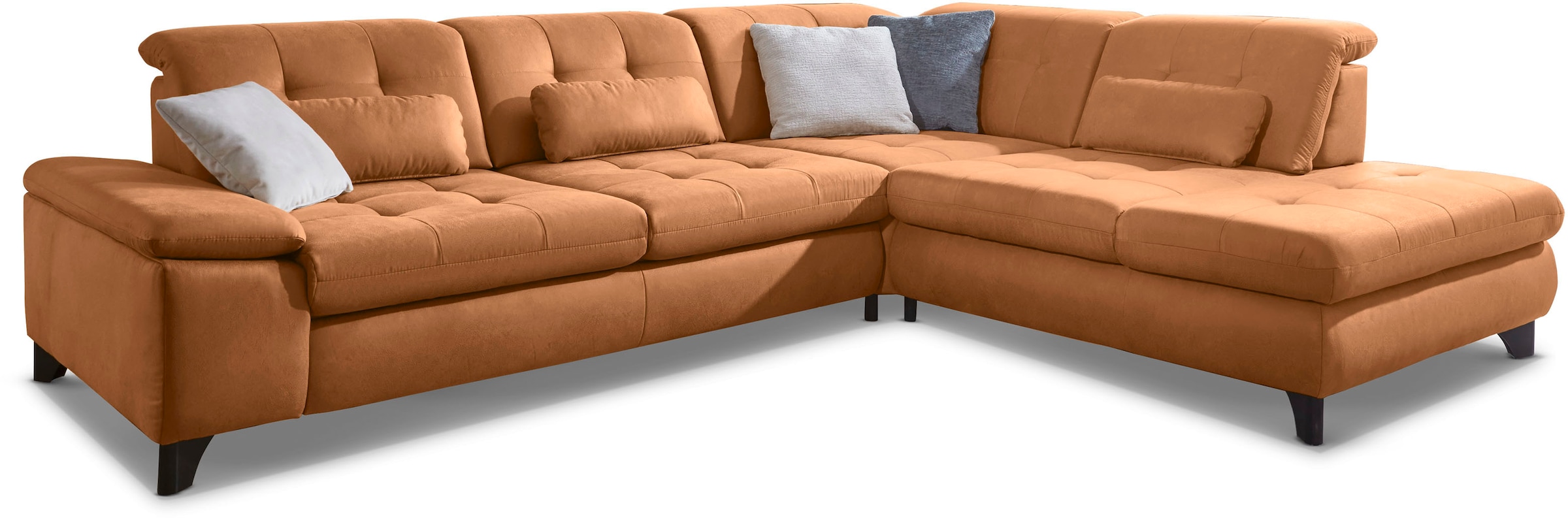 Die PlanBar Ecksofa »MP-IN18012 L-Form mit Federkern-Polsterung« wahlweise mit Funktion