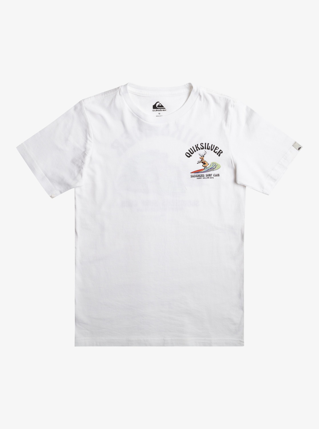Quiksilver T-Shirt »Sleighers Club« in weiß, Größe 16(165-172cm)