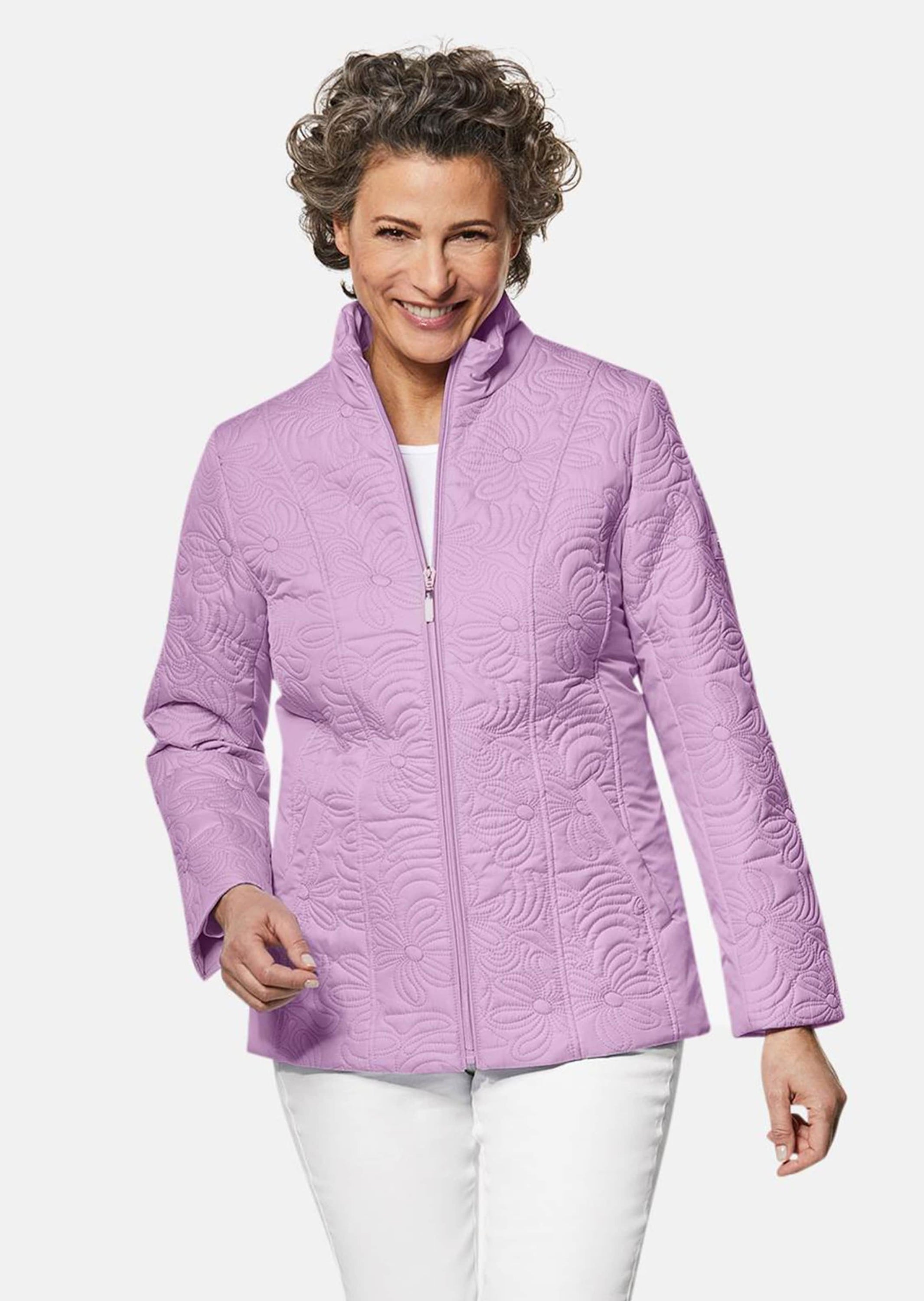 GOLDNER Steppjacke »Jacke mit floraler Steppung«