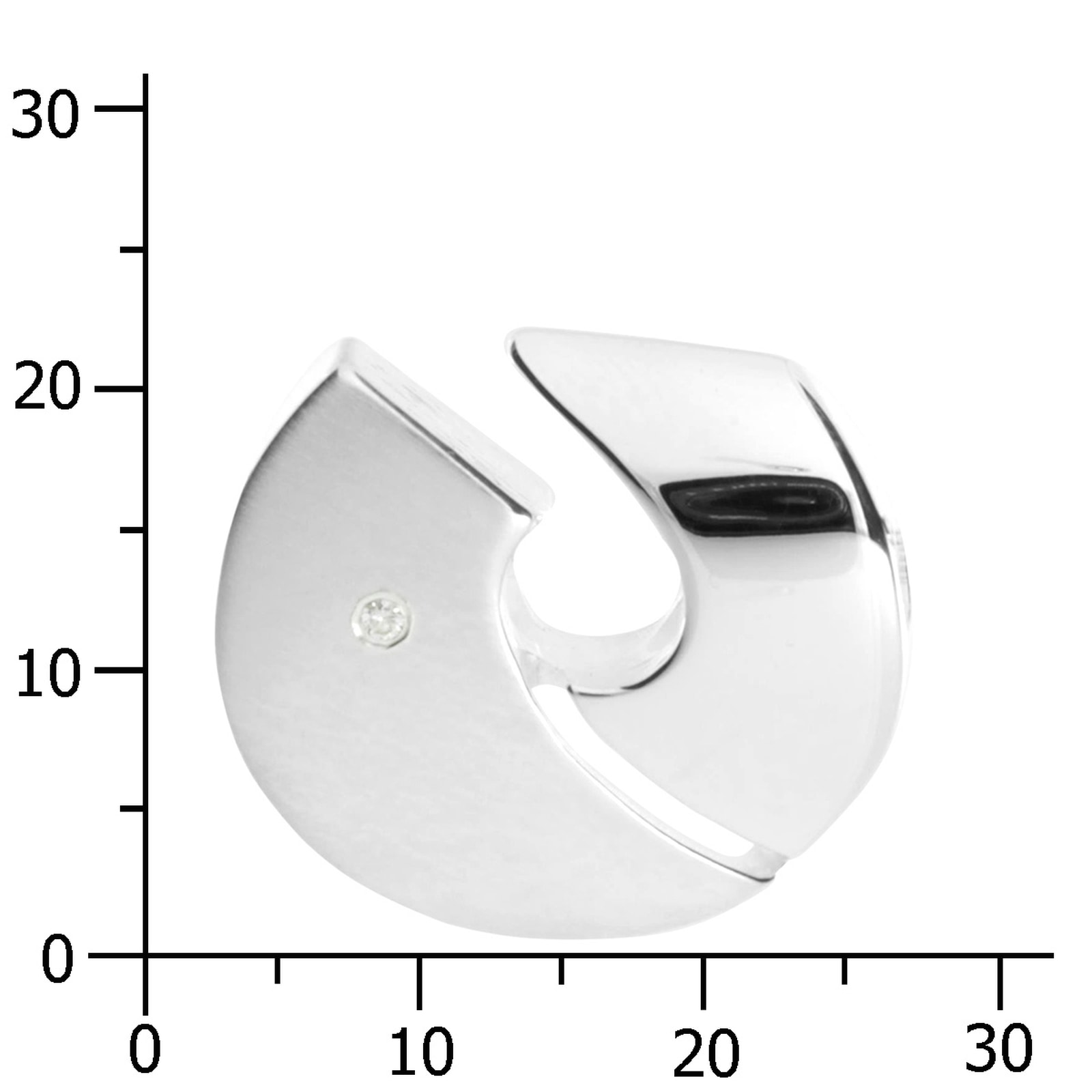 OSTSEE-SCHMUCK Kettenanhänger »- Rica - Silber 925/000 - Brillant«