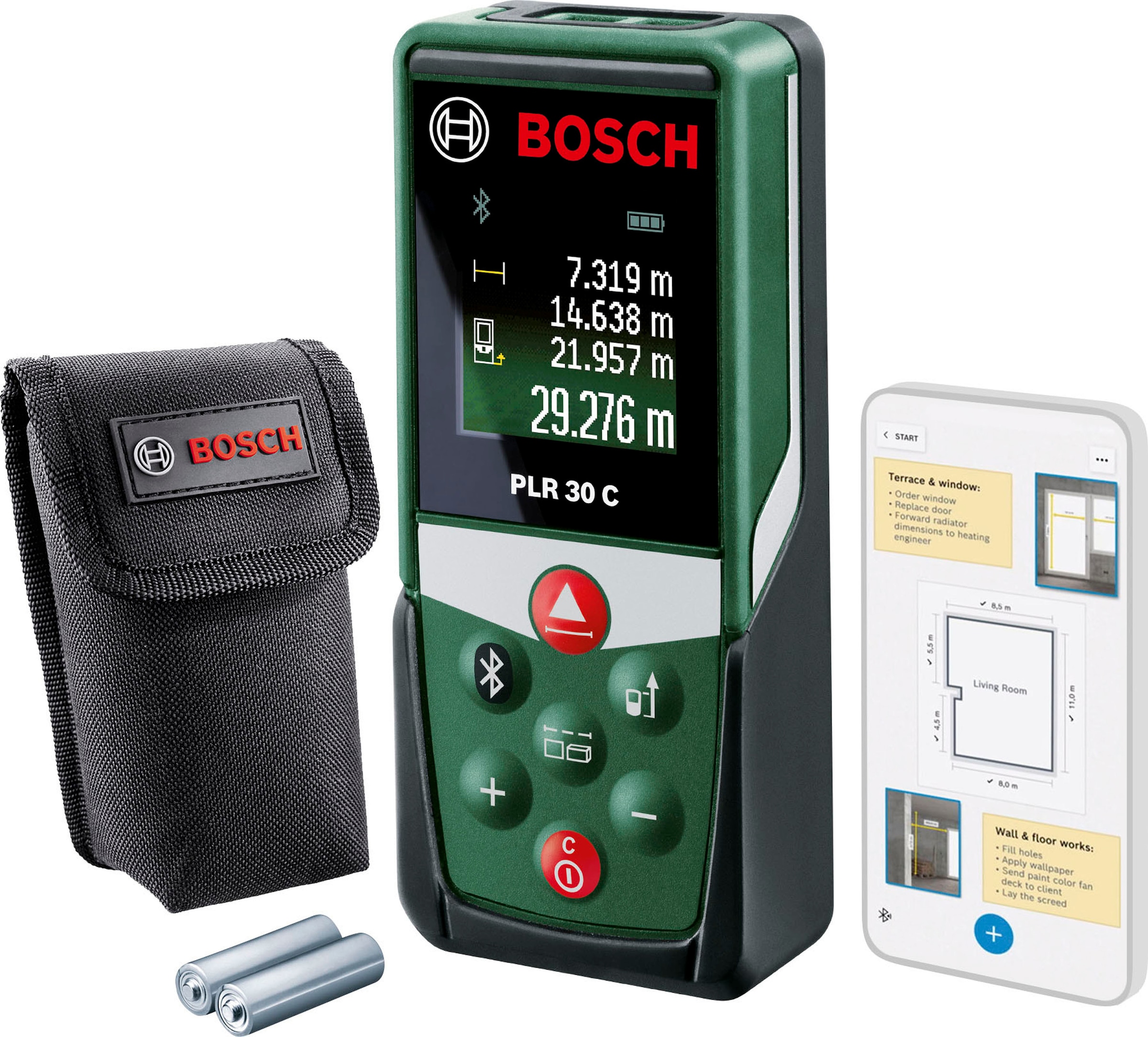 Bosch Home & Garden Entfernungsmesser »PLR 30 C«