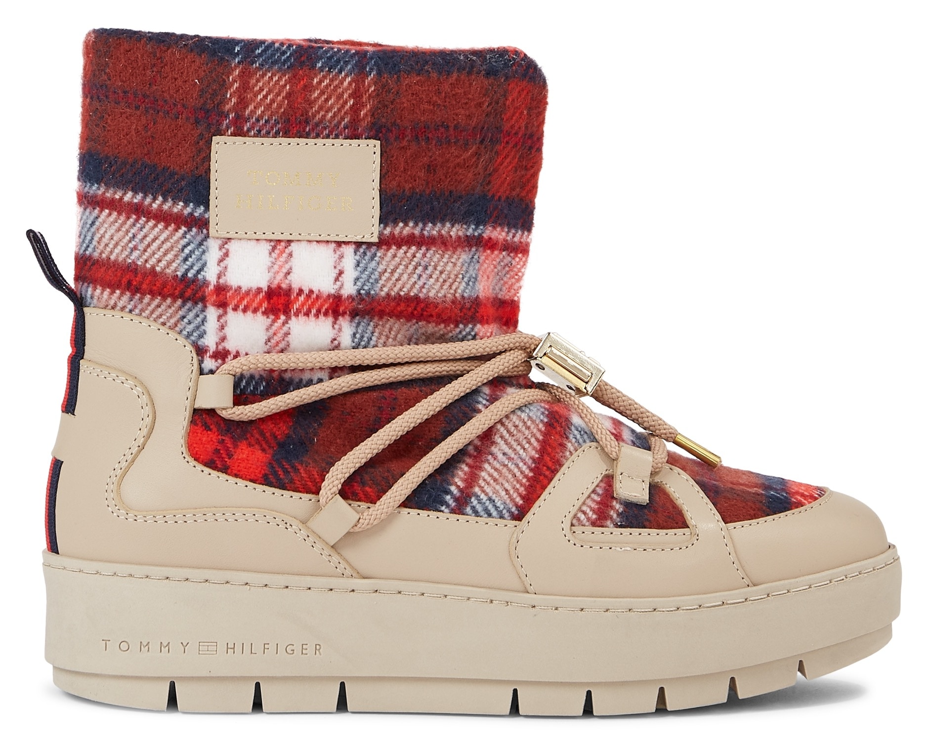 bei Tommy OTTO Hilfiger Schnellschnürung bestellen SNOWBOOT«, mit Winterstiefel »TARTAN