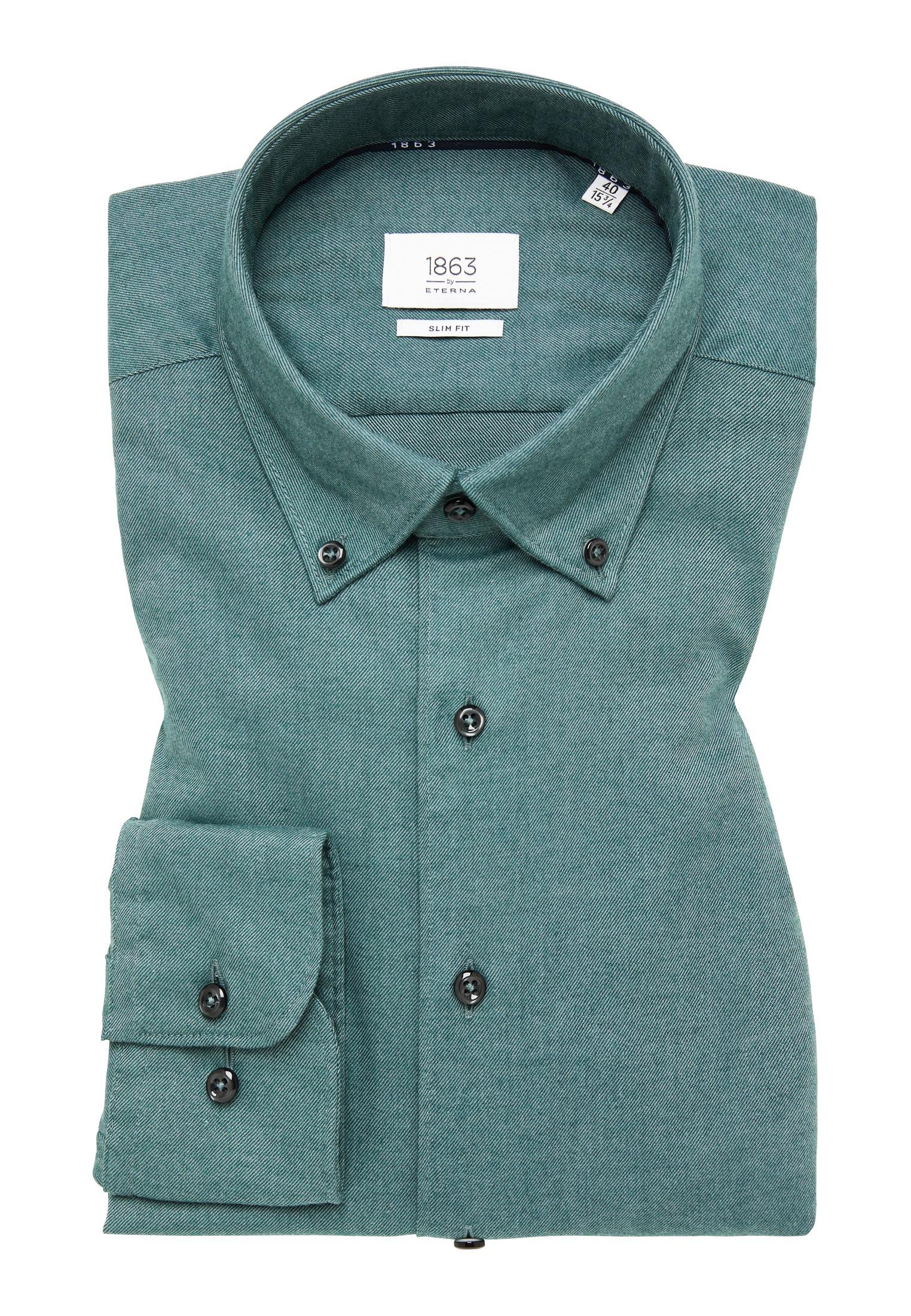 Eterna Langarmhemd »SLIM FIT« EASY IRON (bügelleicht)